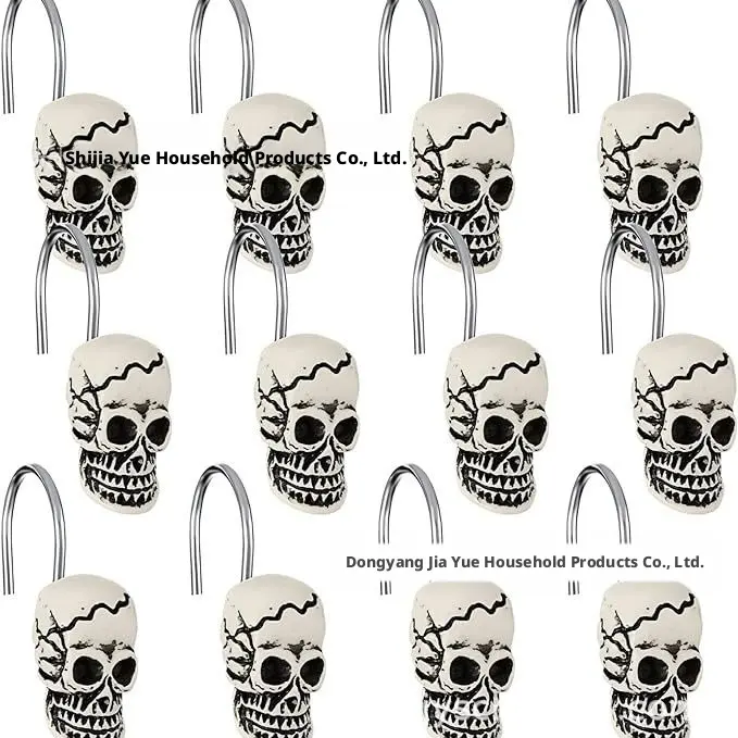 Shower curtain hooks- -1 box