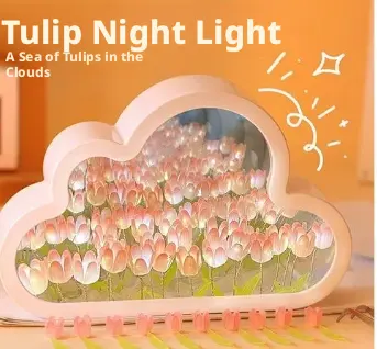Cloud Night Light-Battery Model-Pink