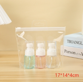 Transparent storage bag-17 * 14 *4cm-1 piece