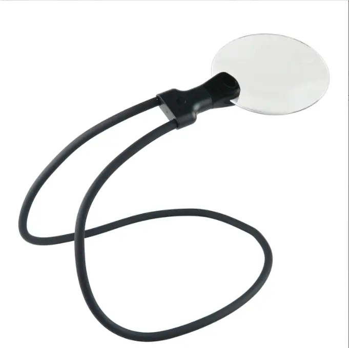 Desktop 3X magnifying glass-black-1 pack