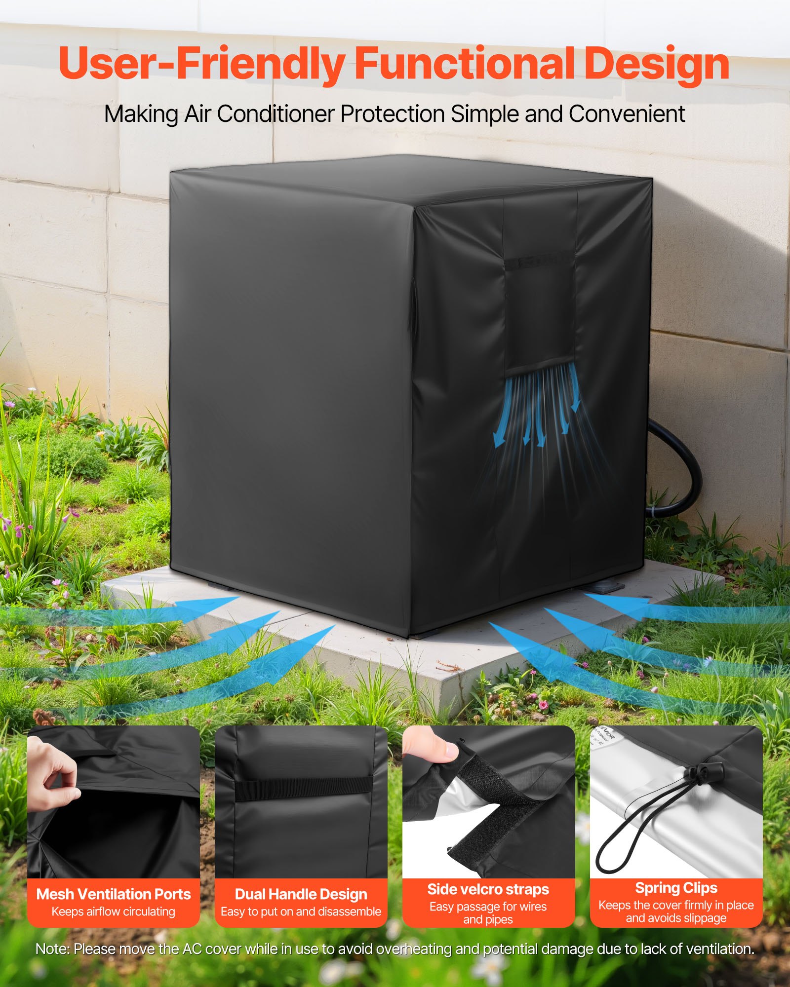 Air Conditioner Cover, 660 X X 812 Mm Ac For Conditioning Unit, Three-Layer — image 2
