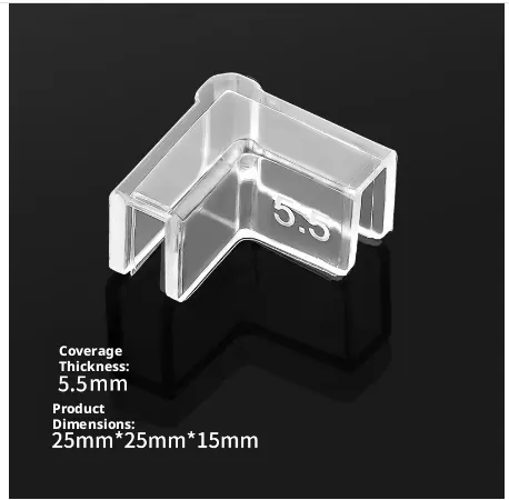 Transparent fish tank corner protectors-suitable