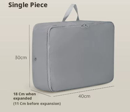 Luggage Storage Bag-Gray-Compression Bag-Extra Large-1 Pack-Bag-SHEIN Cross-Border