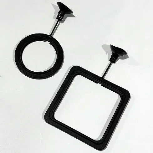 Fish tank feeding ring-round-blue