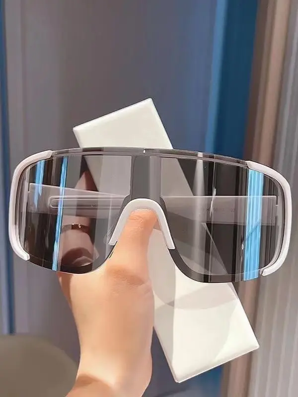 Sunglasses-white frame mercury