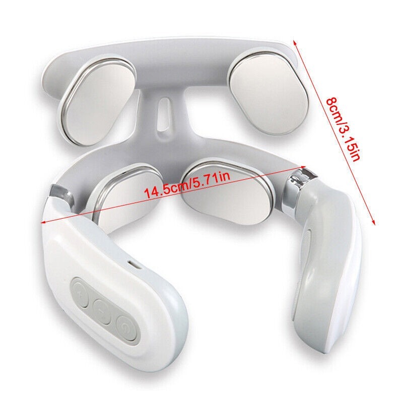 Smart Voice Electric Neck Massager With Heat For Neck & Shoulder Pain Relief
