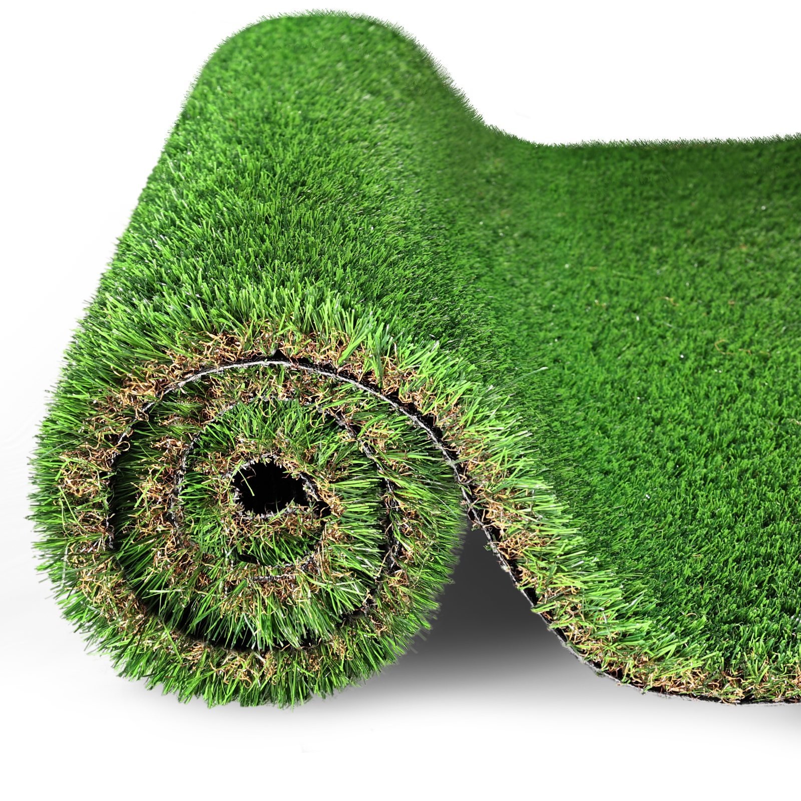 13FTX42FT Outdoor Artificial Grass Runner Rug, Thick Realistic Fake Grass Roll Decor Patio Balcony Garden Lawn, Dog Pets Turf Drain Mat, 1.38 Pile Height