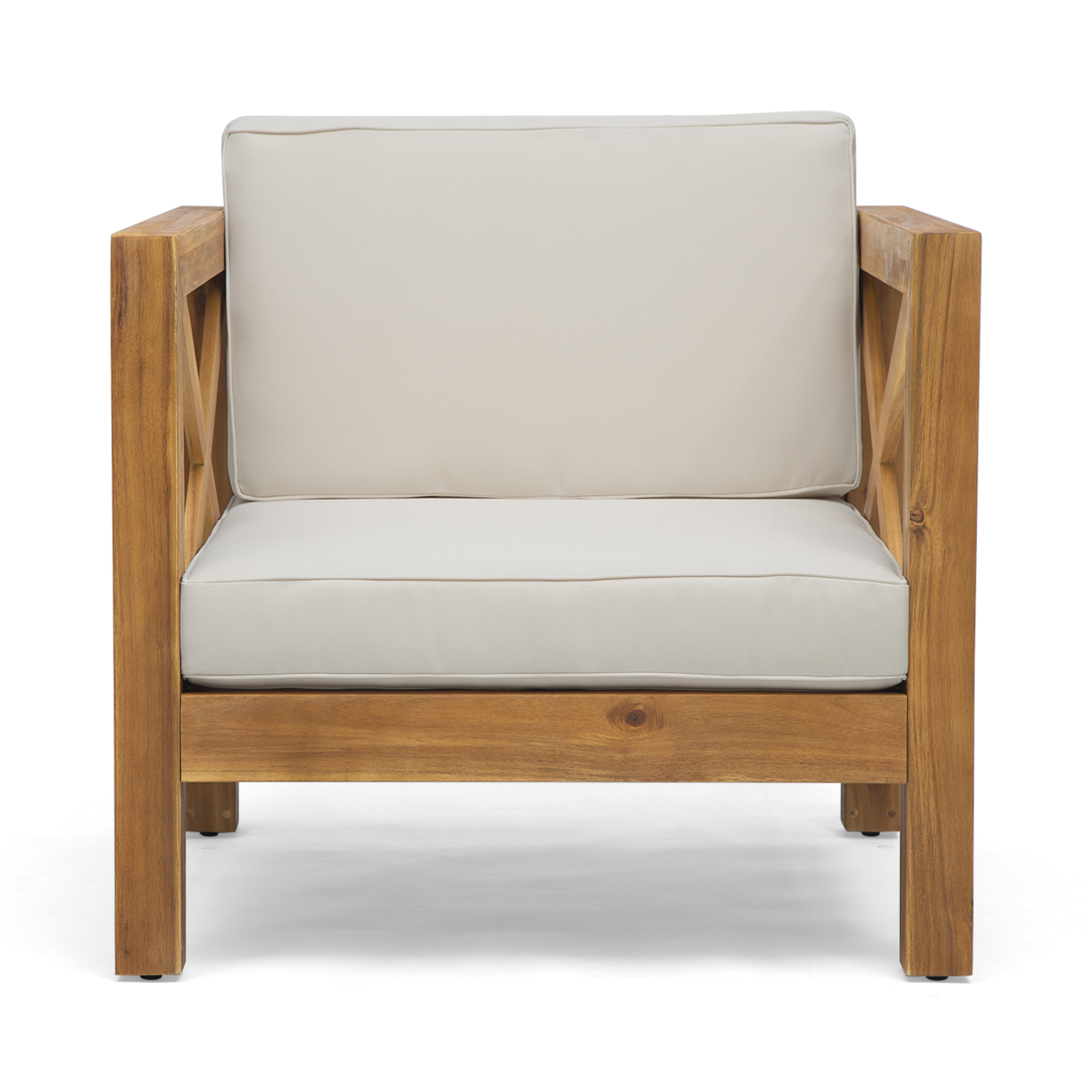 Acacia Wood Club Chair