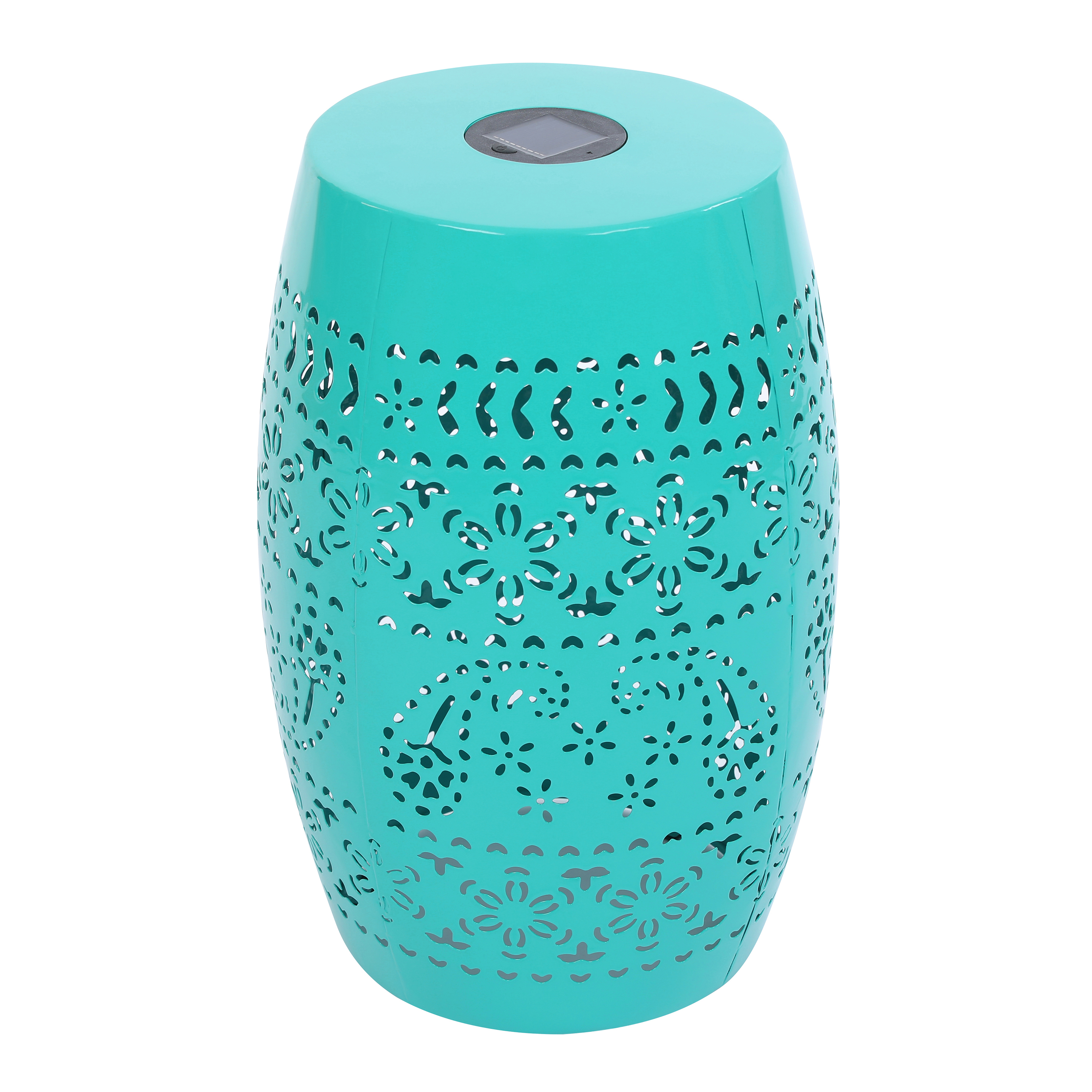 SOLAR SIDE TABLE,TEAL COLOREQfx_voghion.com