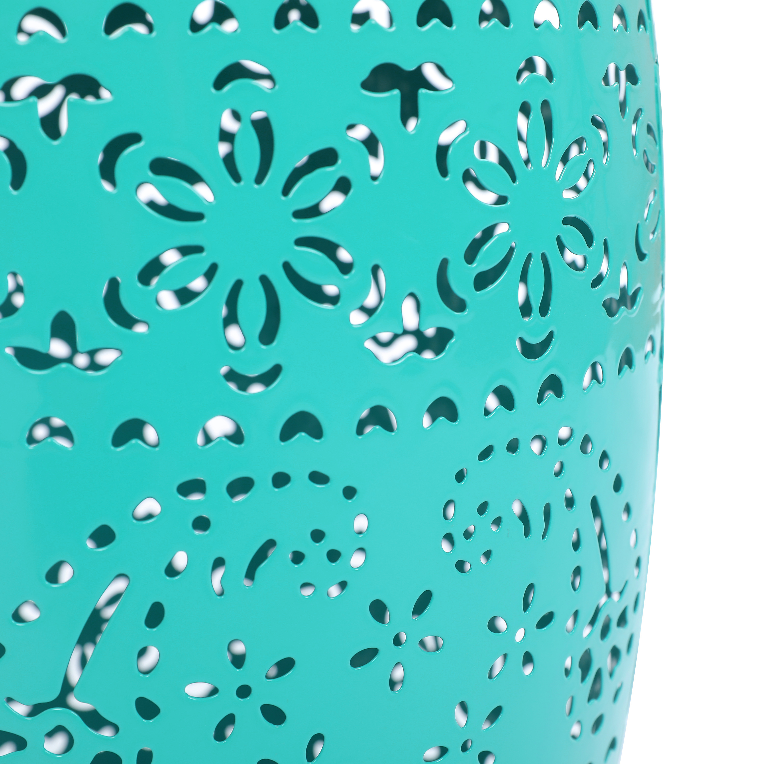SOLAR SIDE TABLE,TEAL COLOREQfx_voghion.com