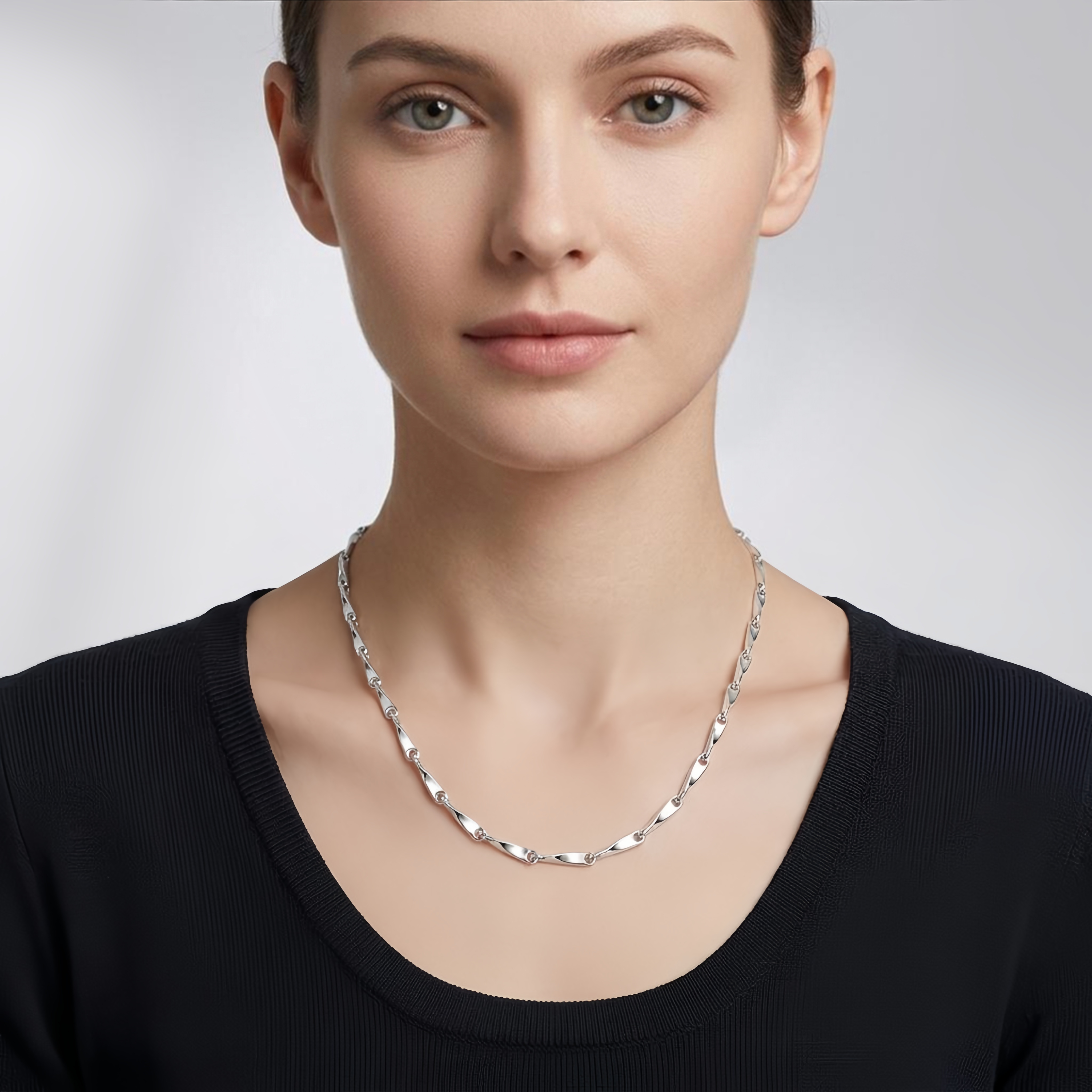 925 Sterling Silver Italian Sterling  Chain Necklace - Classic Design & Craftsmanship