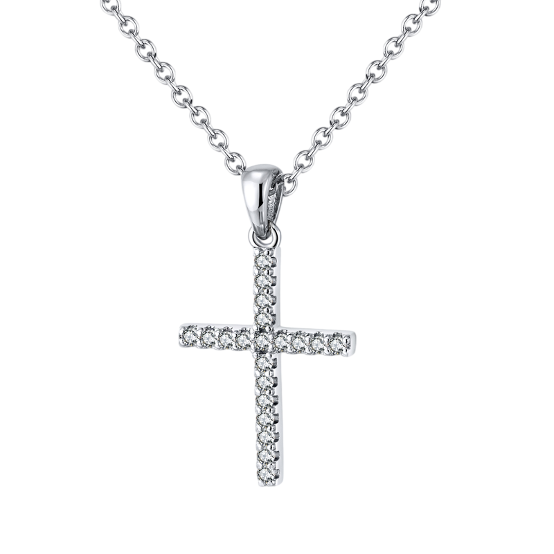 Sterling Silver Cross Pendant Necklace