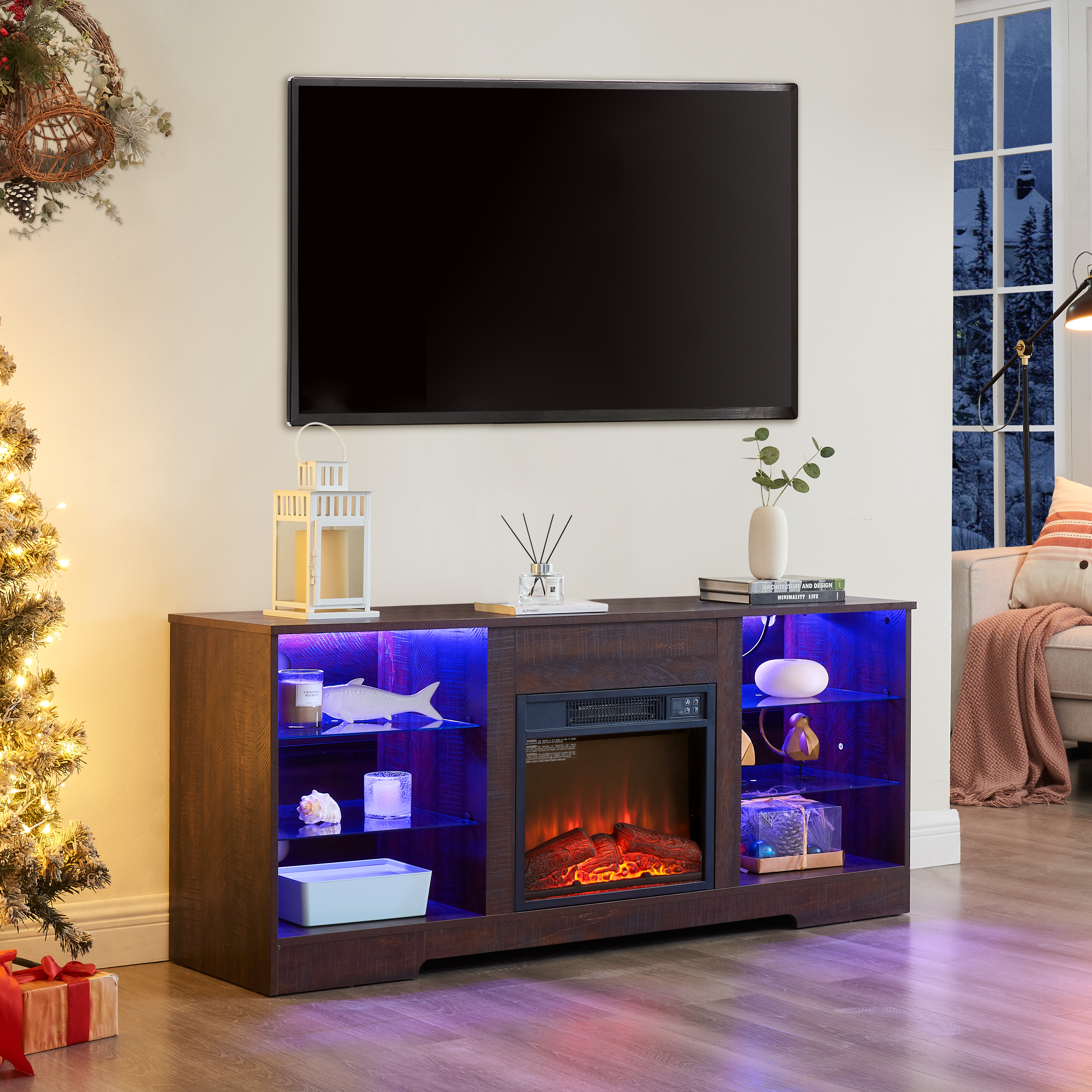 Electric Fireplace TV Stand