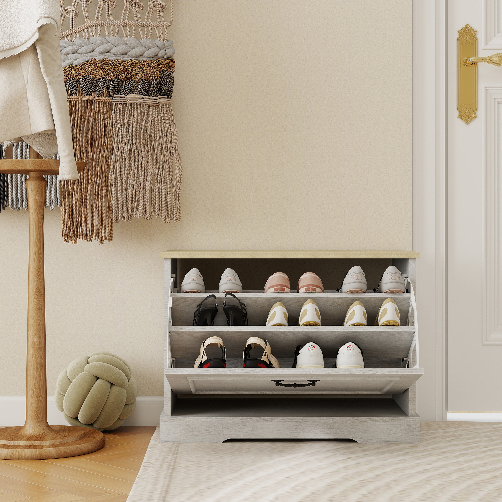 Shoe Storage Bench, picture 3 of 5
