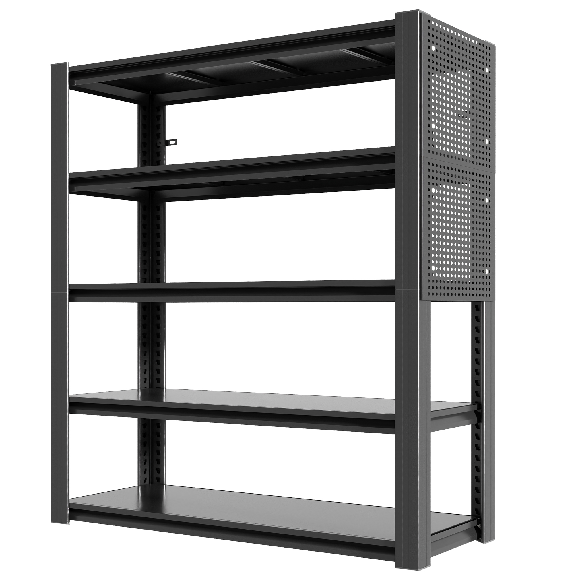 5-Tier Adjustable Metal Shelving Unit