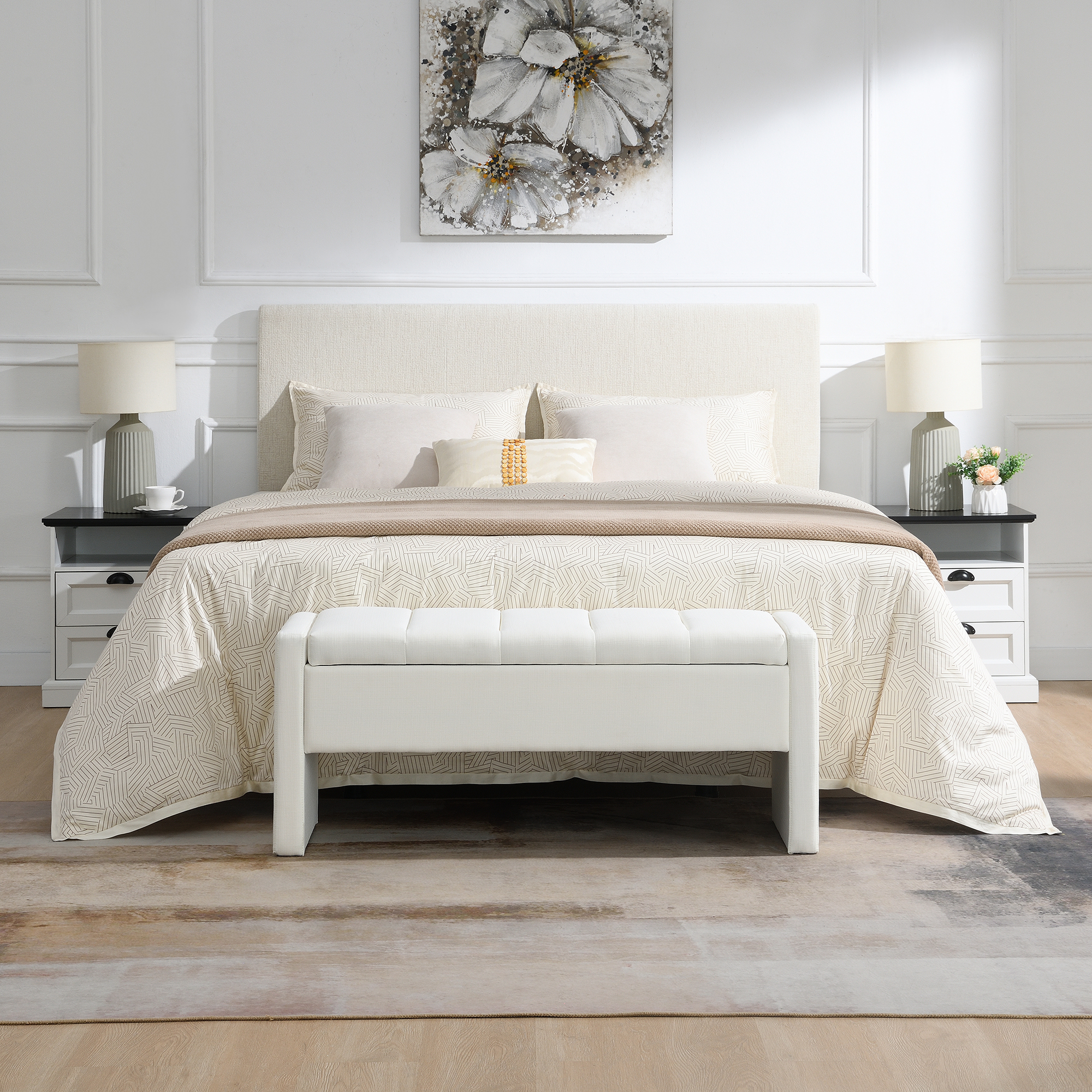 Upholstered Storage Bench, picture 4 of 4