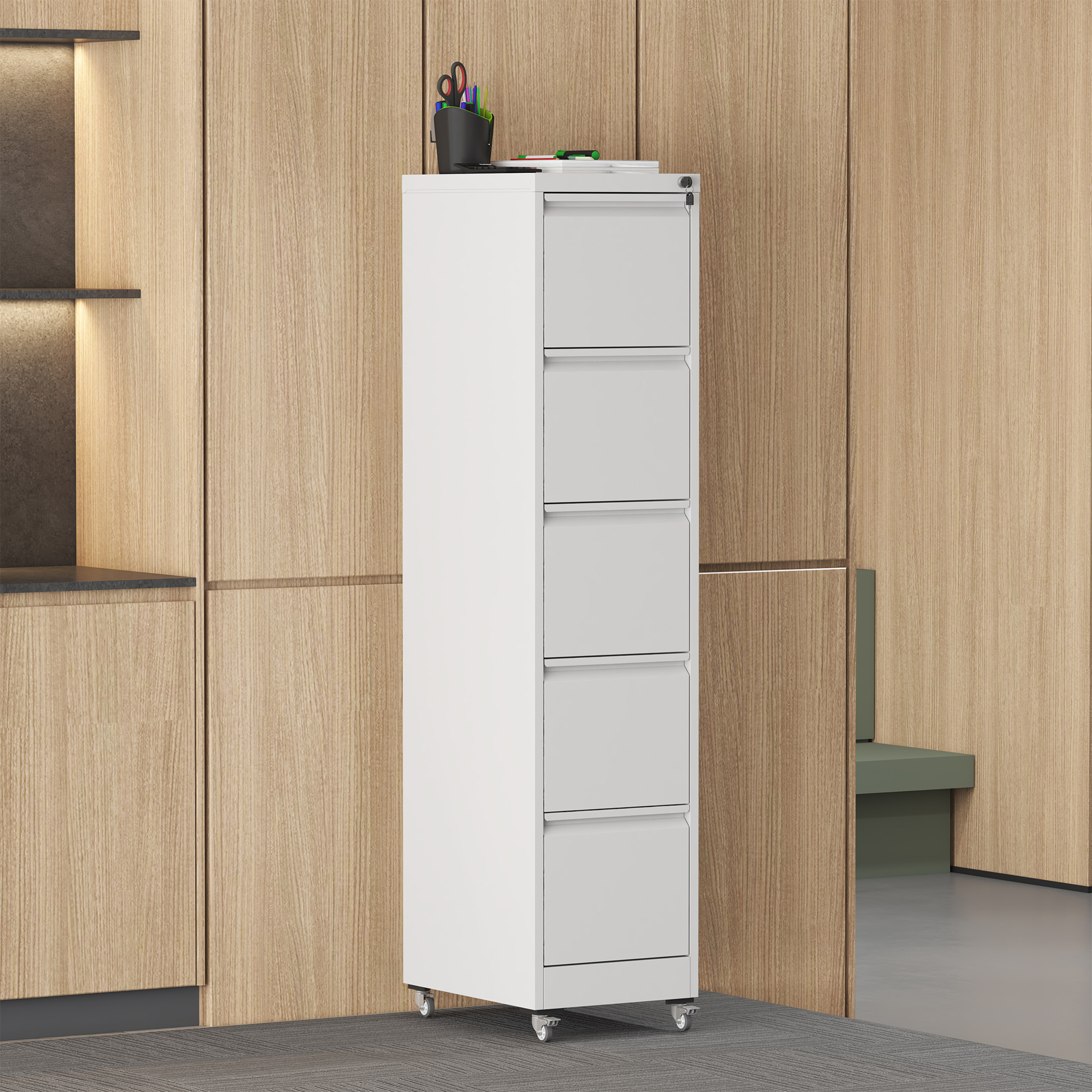 Metal Vertical File Cabinet, picture 1 of 5