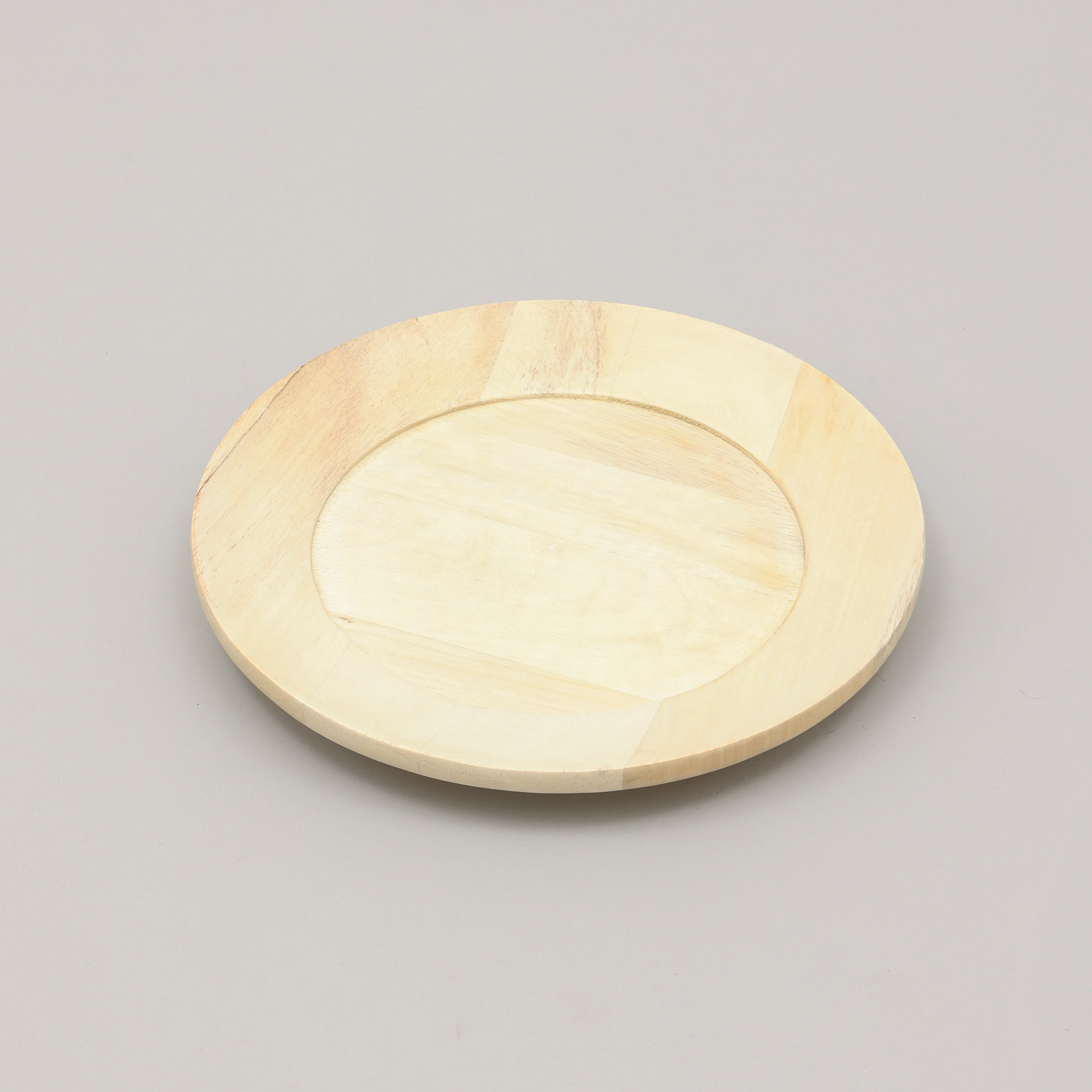 Handcrafted 13  Wood Charger Plate Wooden Dinning Placemat Artisan Wood Tableware