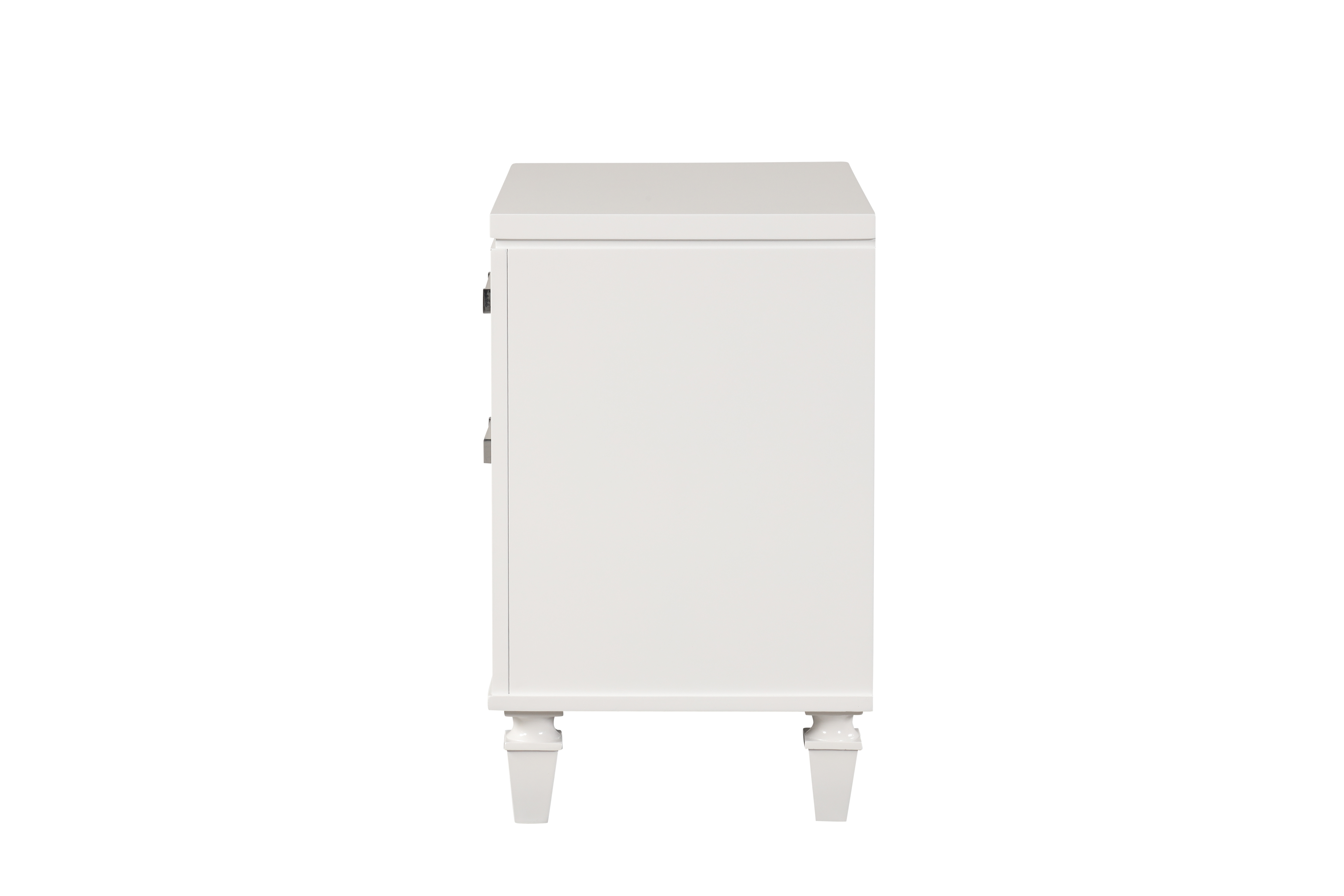 Genoa G05790-N Nightstand , Sparkling White
