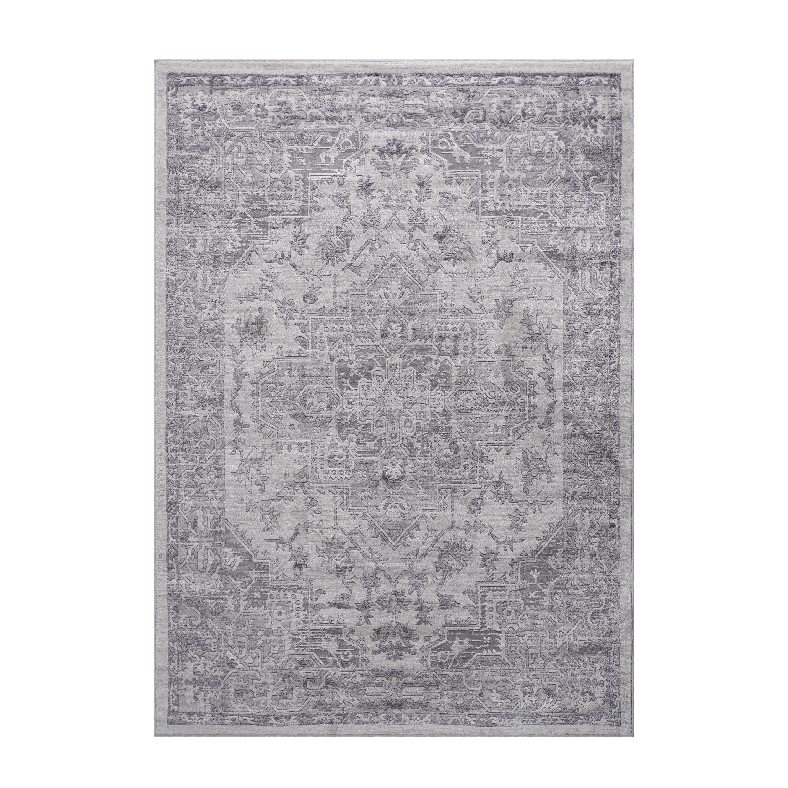 MARFI 5X7 Silver Oriental Area Rug_voghion.com