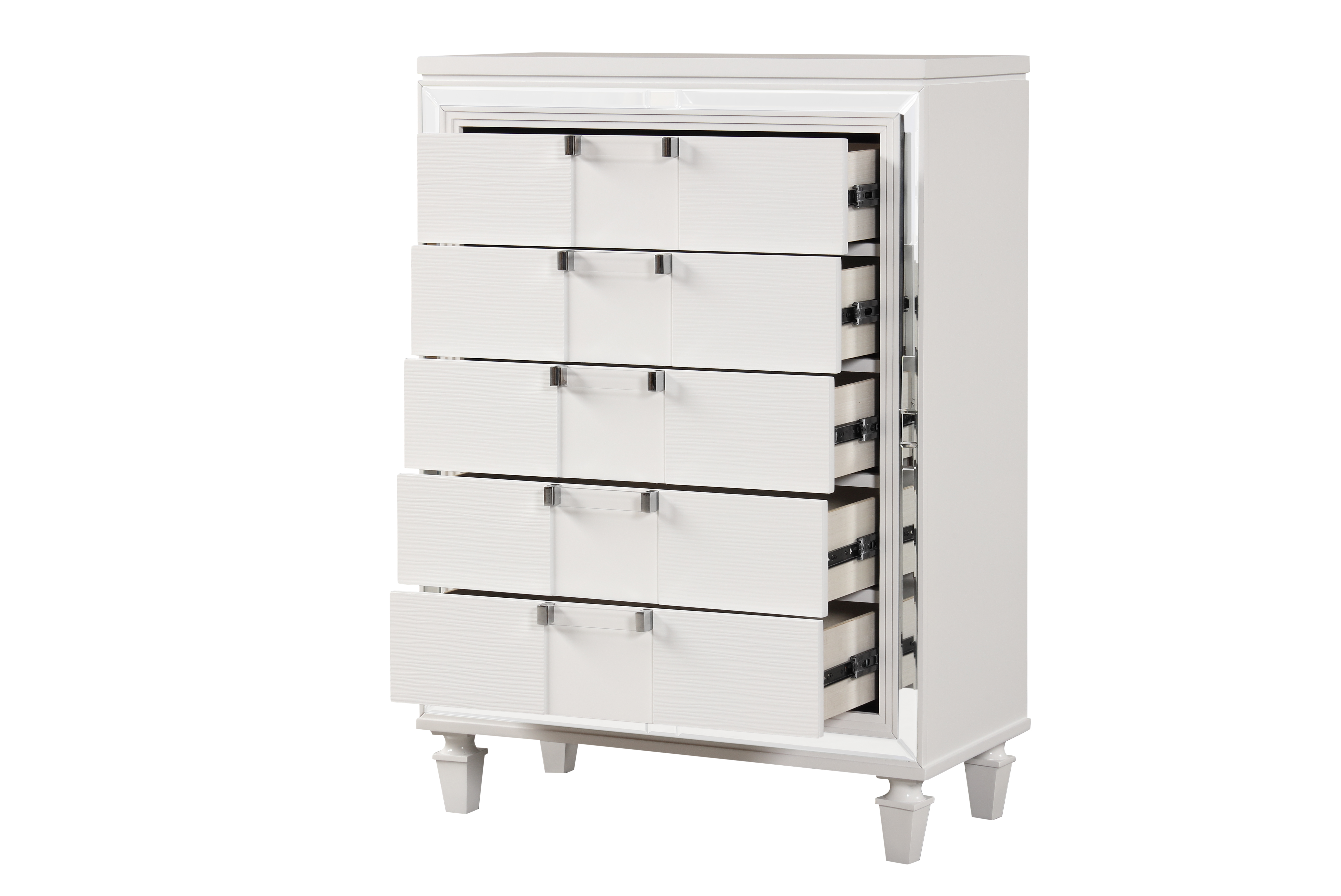 Genoa G05790-CH Chest , Sparkling White