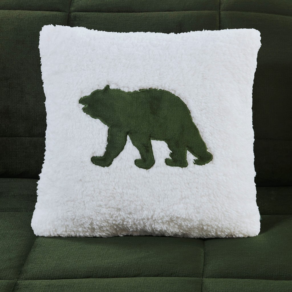 Full Queen Plush To Sherpa Down  Comforter Set