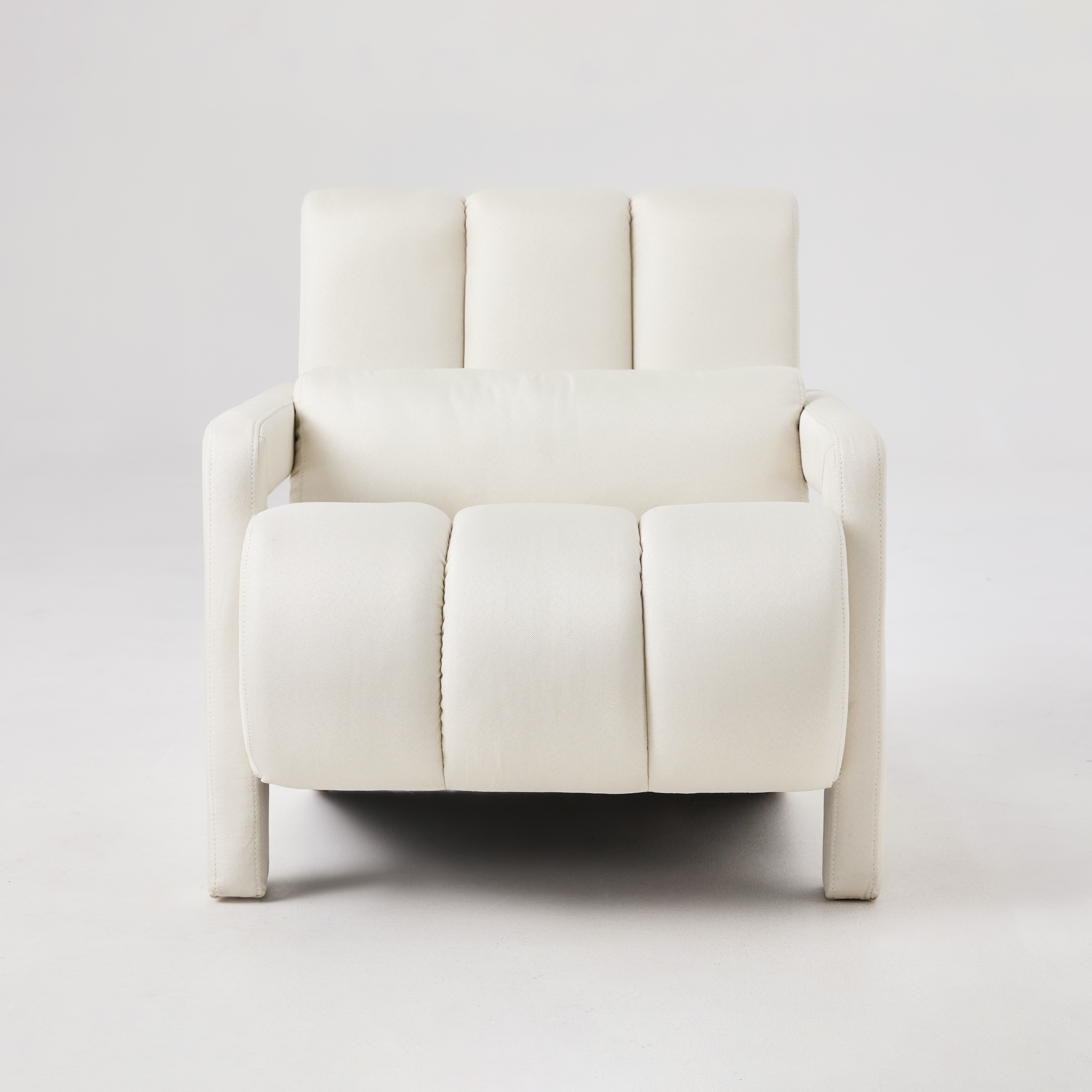 Modern Upholstered Accent Chair, Comfortable Linen Fabric With A Pillow For Living Room,bedroom. Linen, Beige