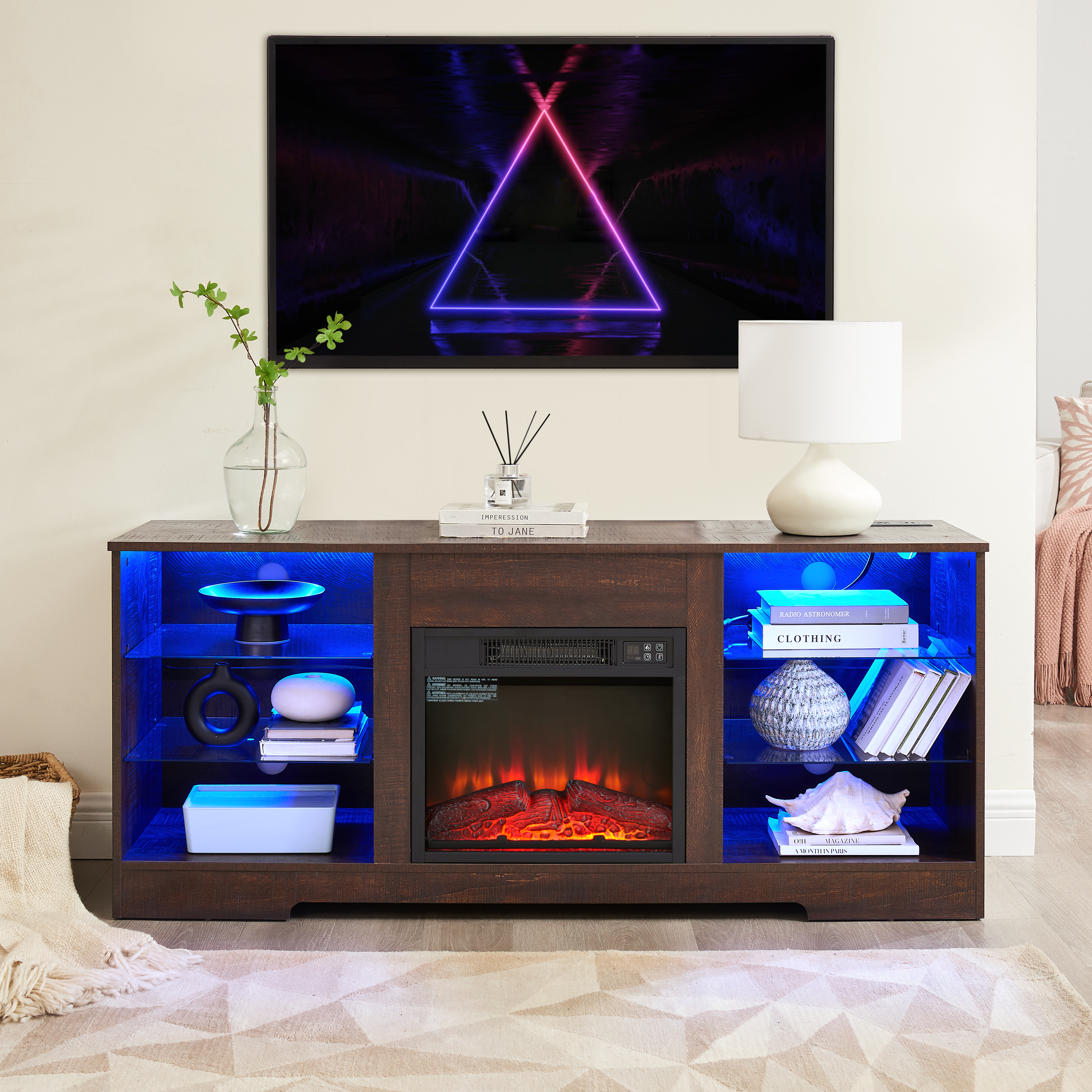 Electric Fireplace TV Stand, picture 4 of 4