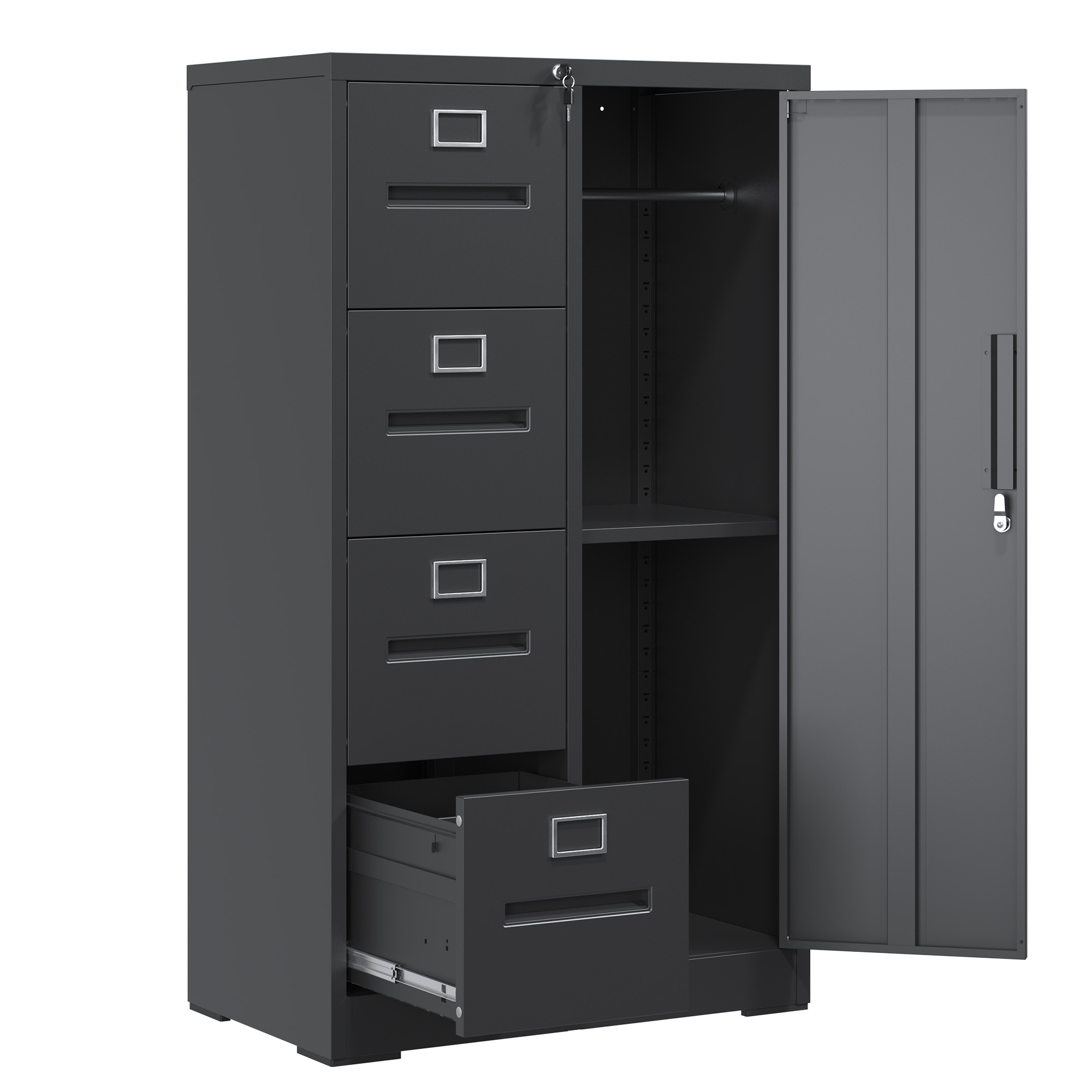 Steel Filing Cabinet with Lock