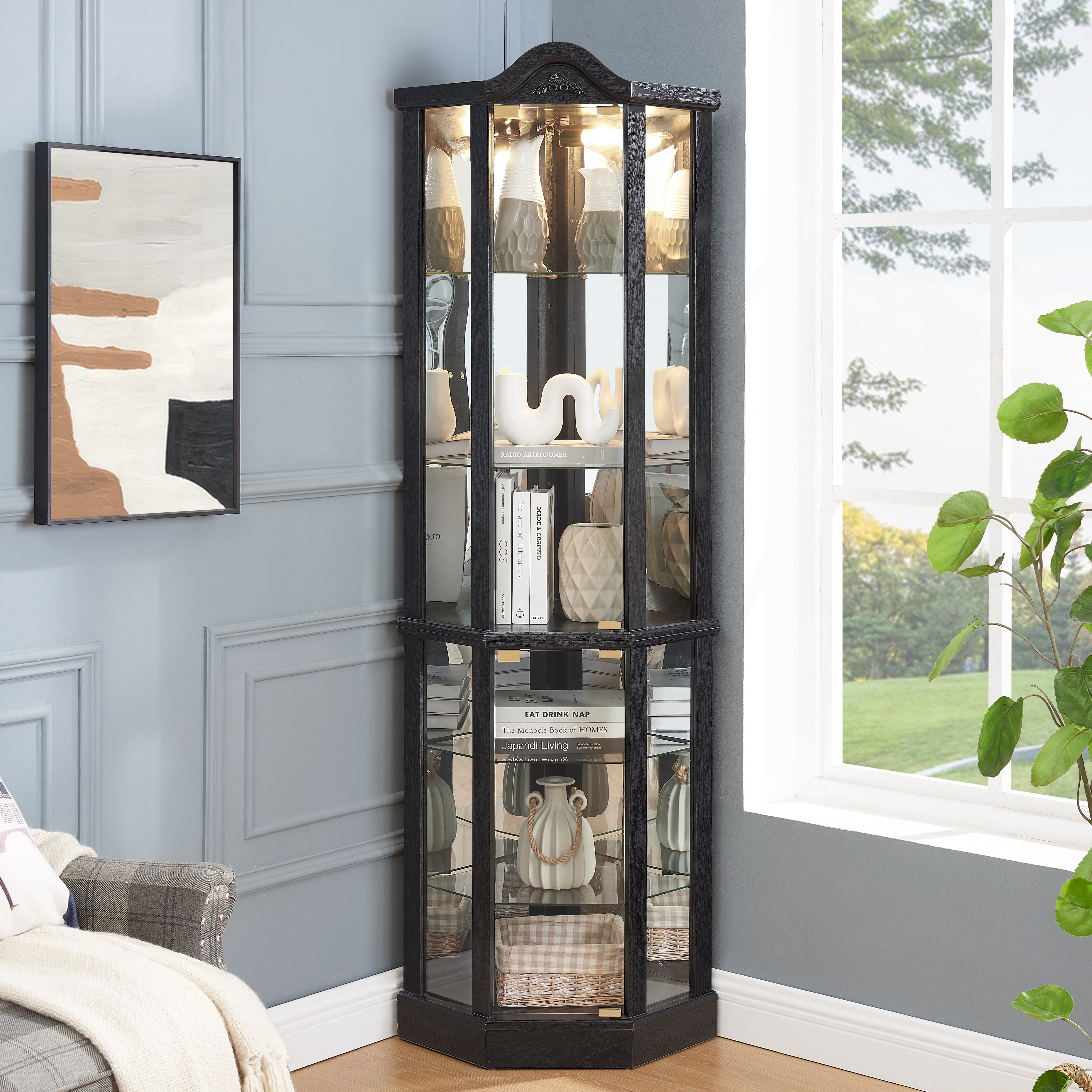 Glass Display Corner Cabinet, picture 5 of 5