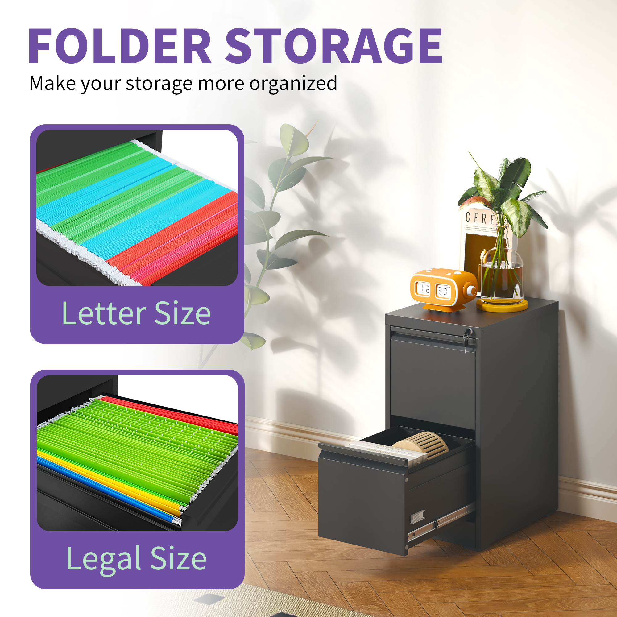 Steel Vertical File Cabinet, picture 3 of 4