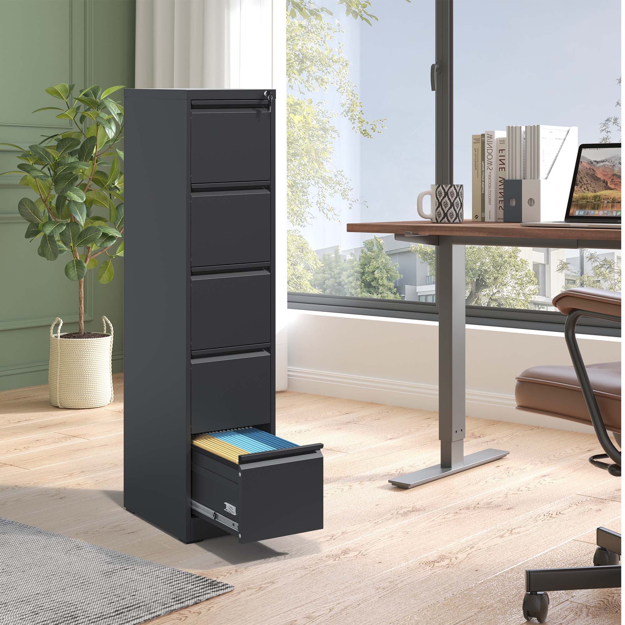Metal Vertical File Cabinet, picture 2 of 4
