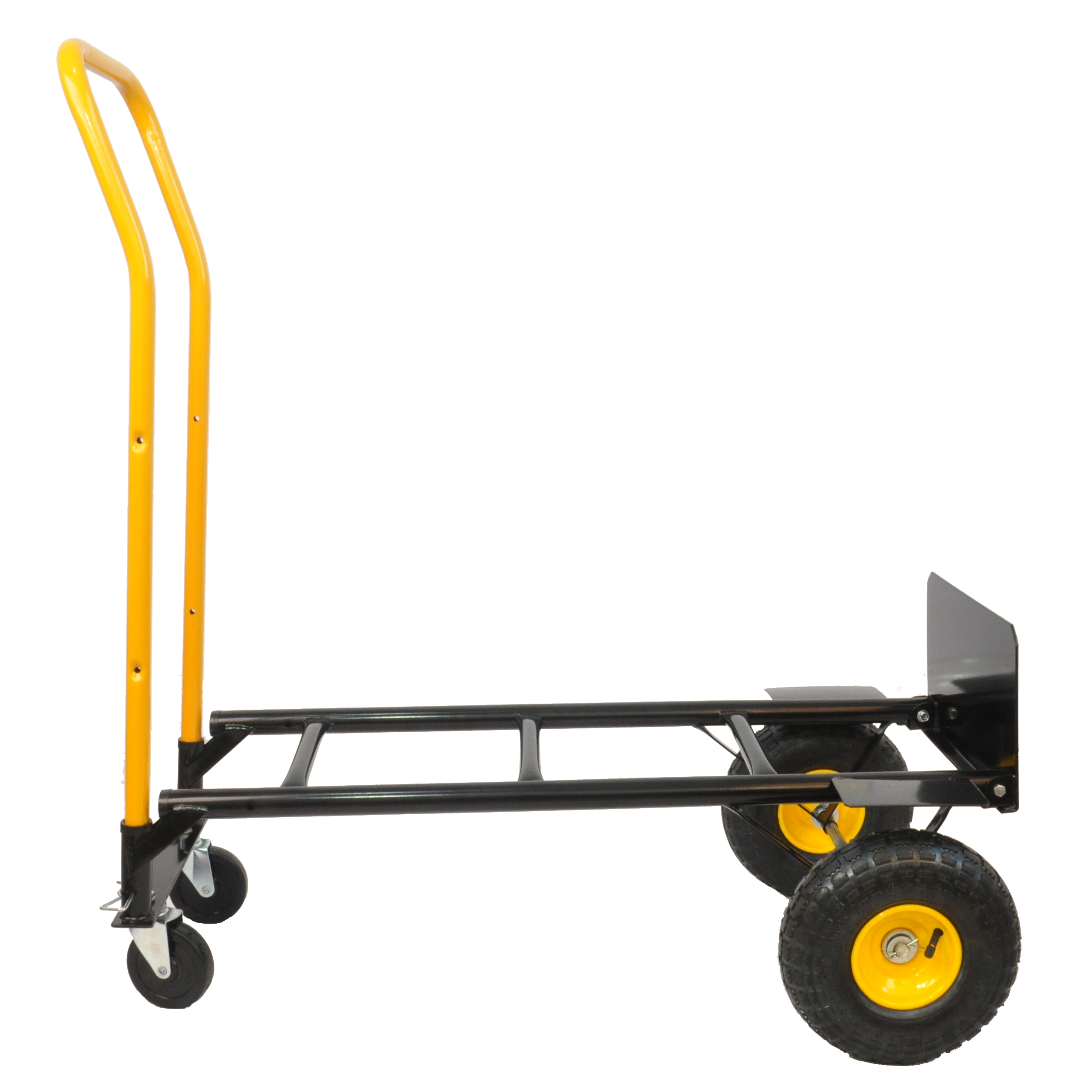 Hand Truck Dual Purpose 2 Wheel Dolly Cart And 4 Wheel Push 