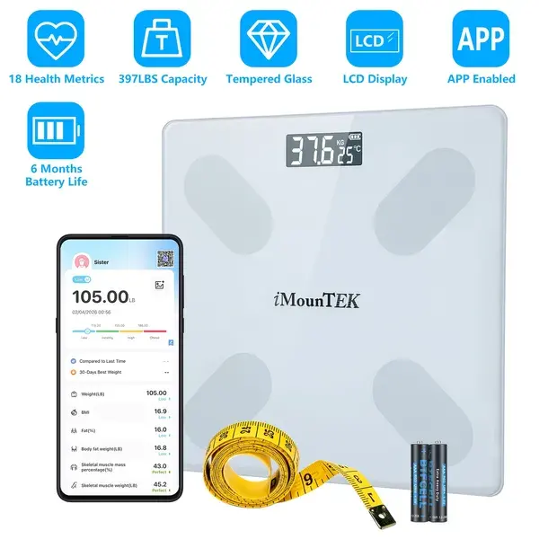 Smart Digital Scale For Body Weight High