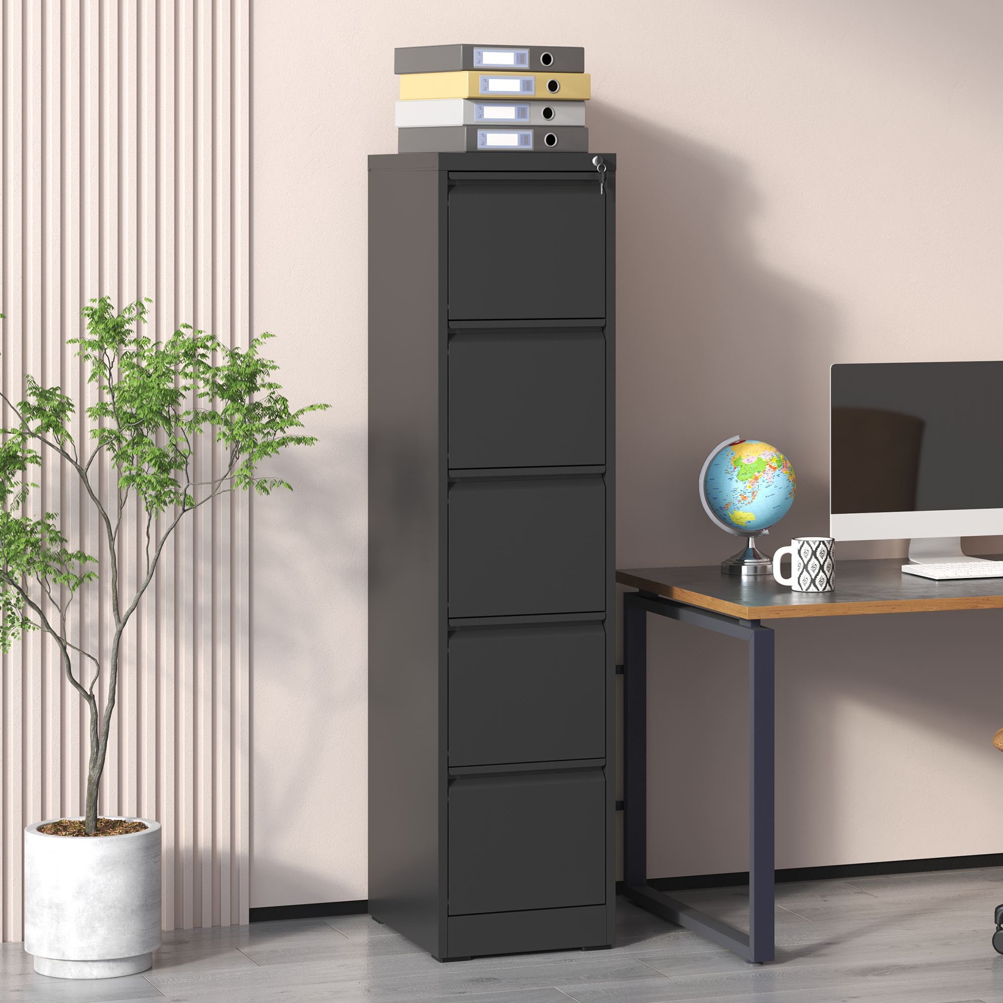 Metal Vertical File Cabinet, picture 3 of 4