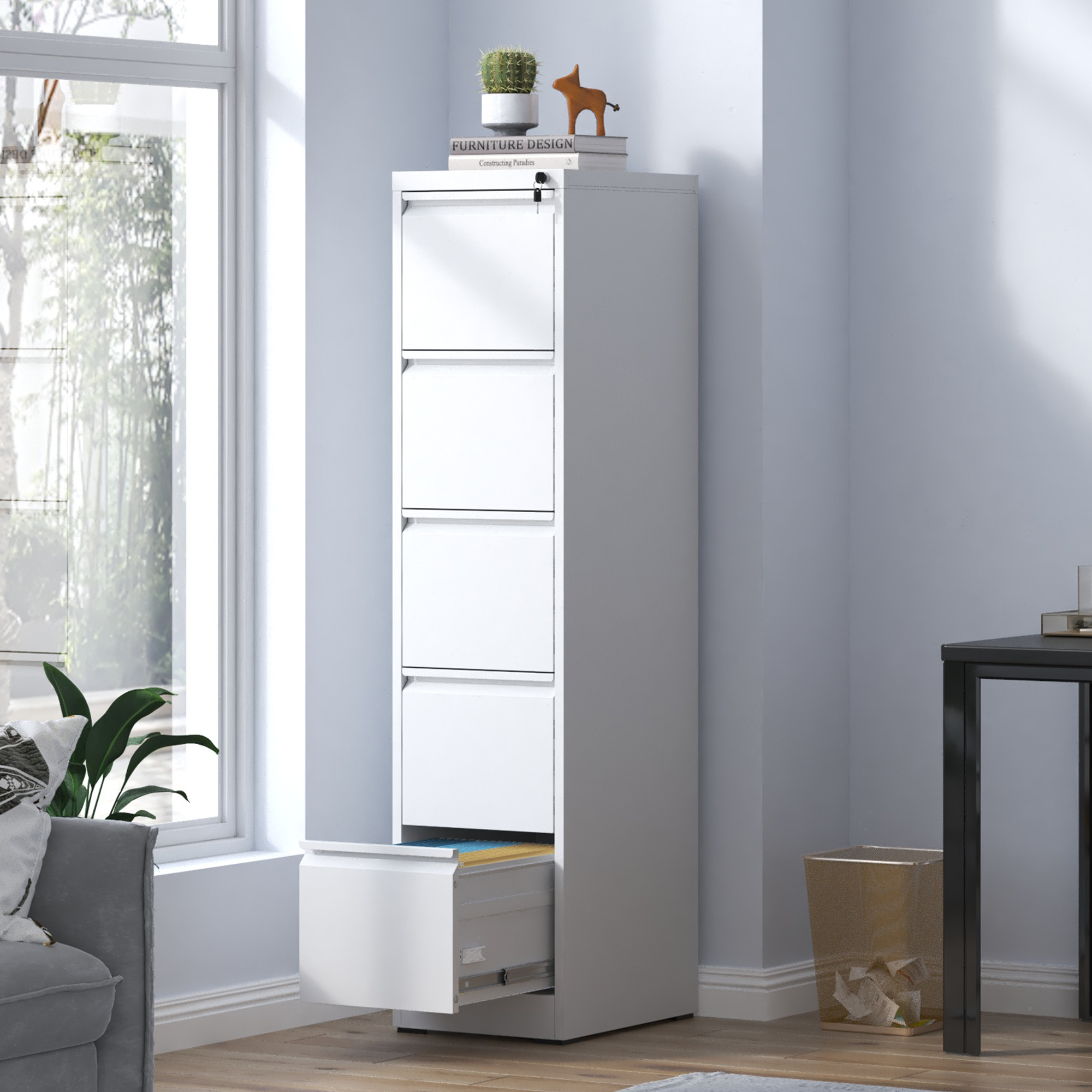 Metal Vertical File Cabinet, picture 2 of 4