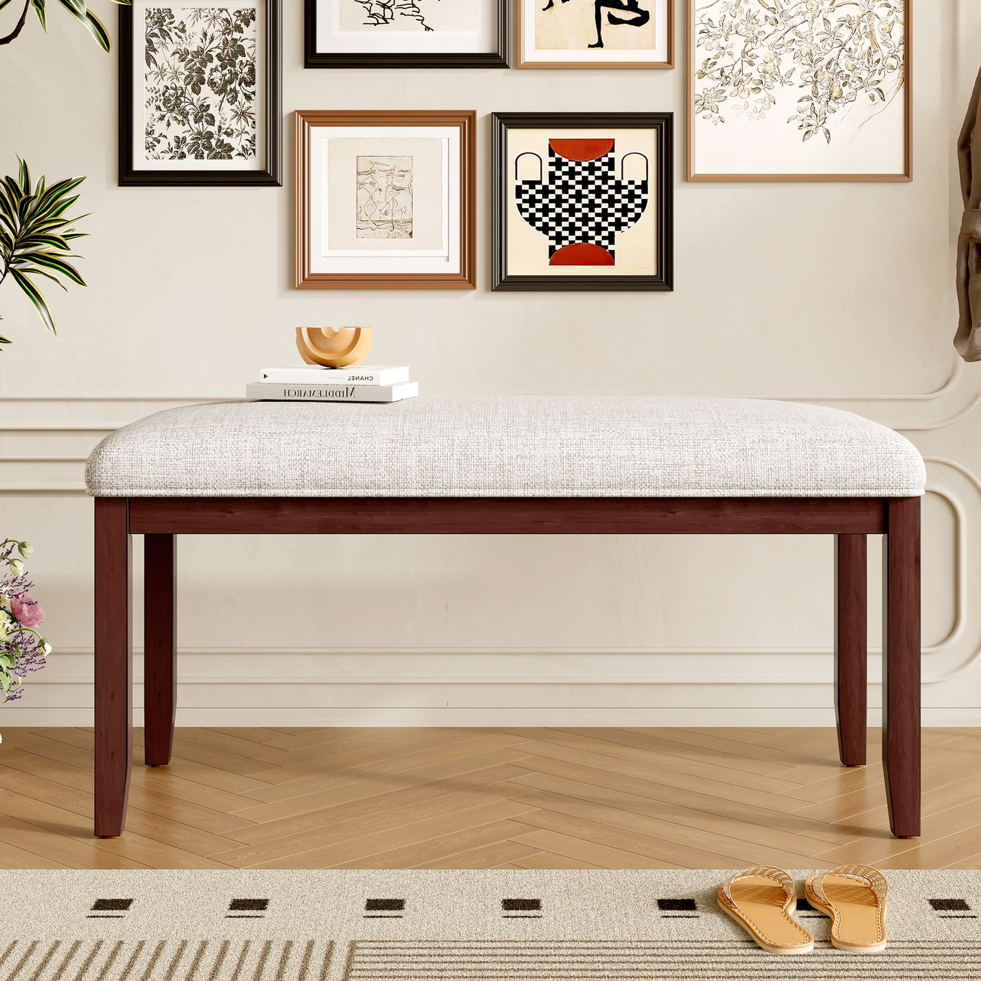 Upholstered Entryway Bench