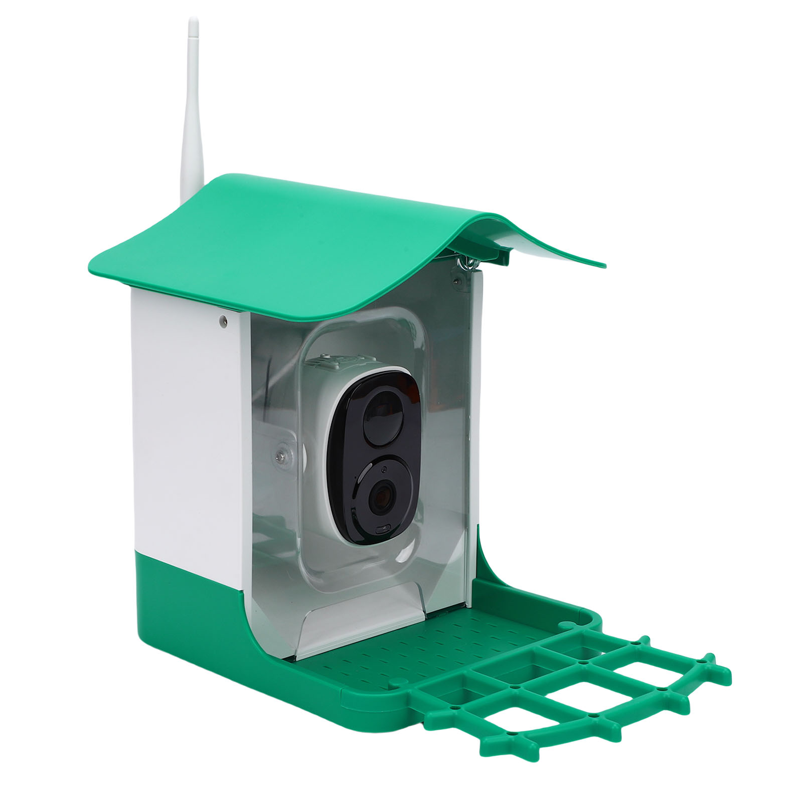 Smart Bird Feeder With Camera Solar Panel HD Video Birds House Weatherproof For Effortless Bird Watching 3