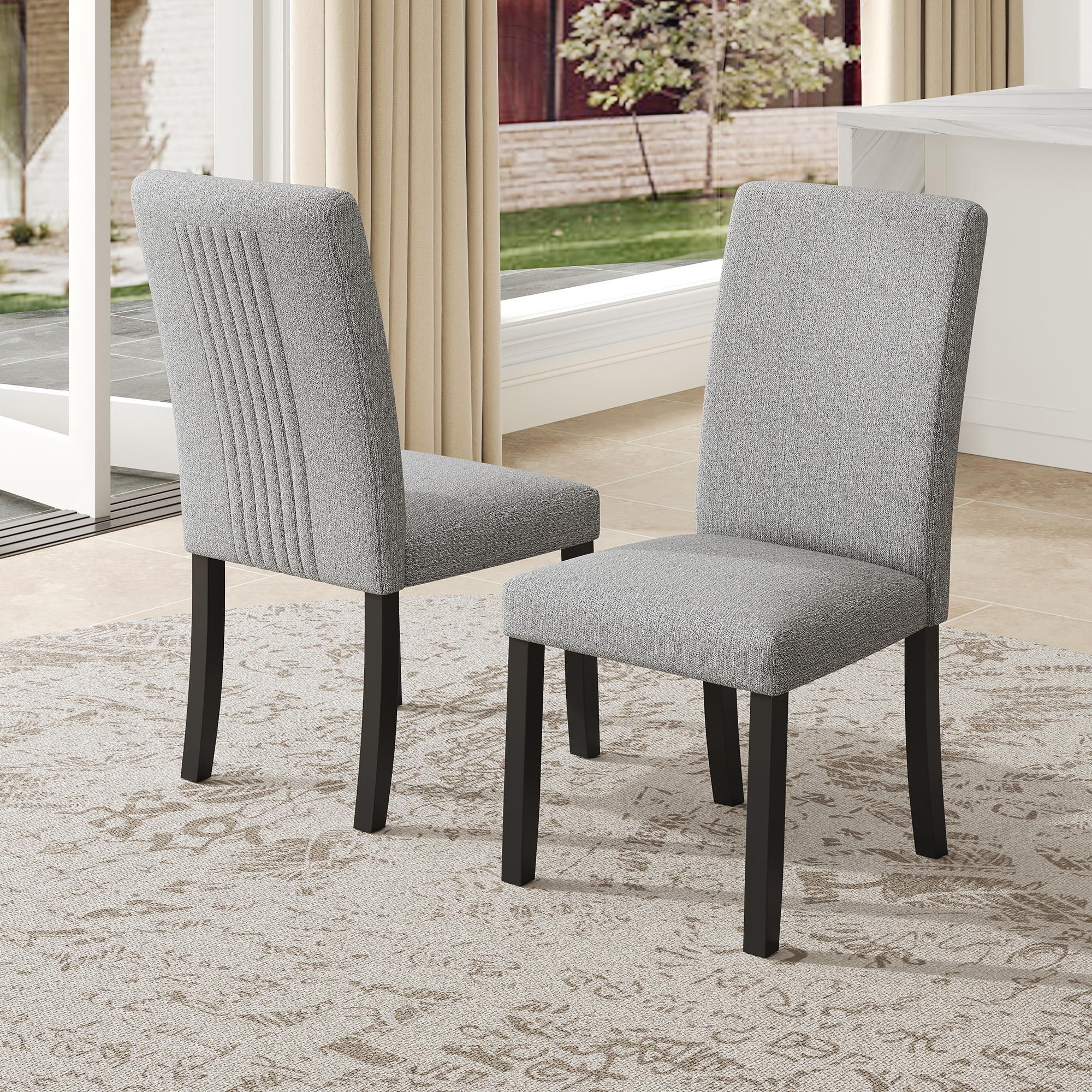 Upholstered Dining Chair Set of 4, picture 3 of 4