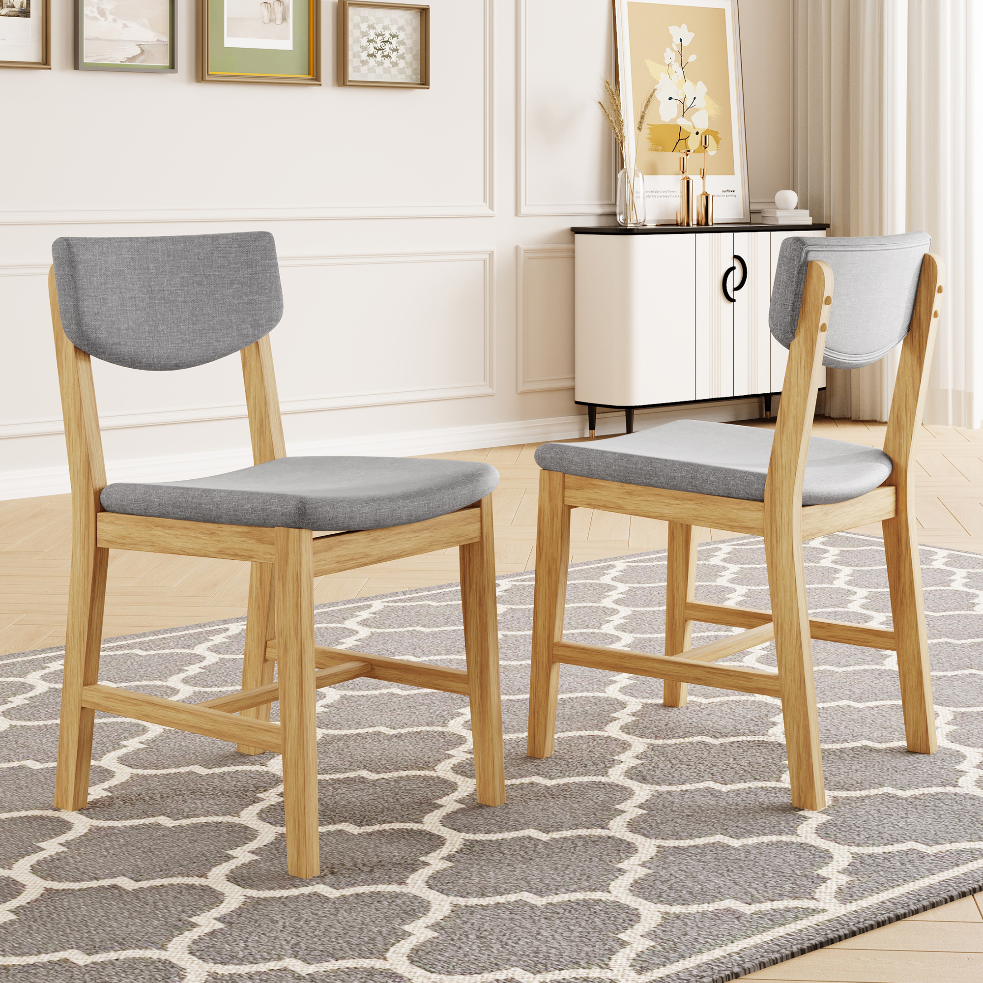 Upholstered Dining Chair Set