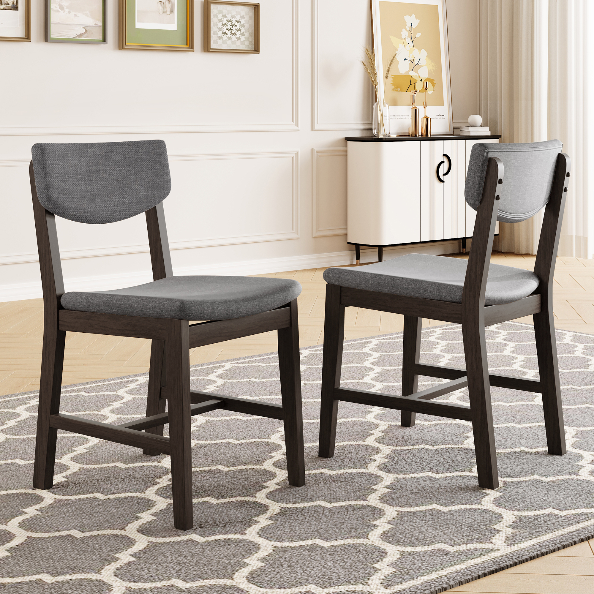 Upholstered Dining Chair Set