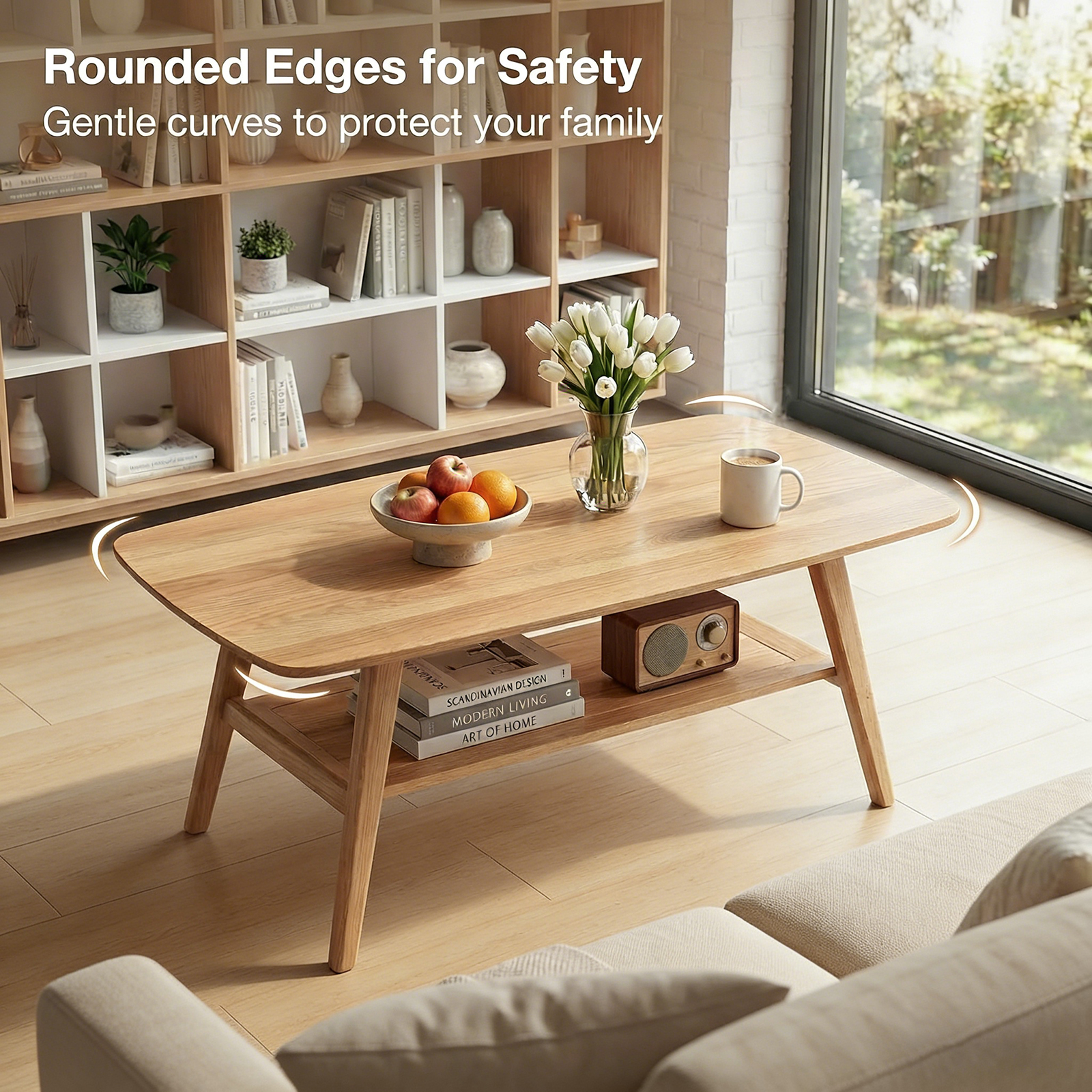 Solid Oak Coffee Table, picture 4 of 4