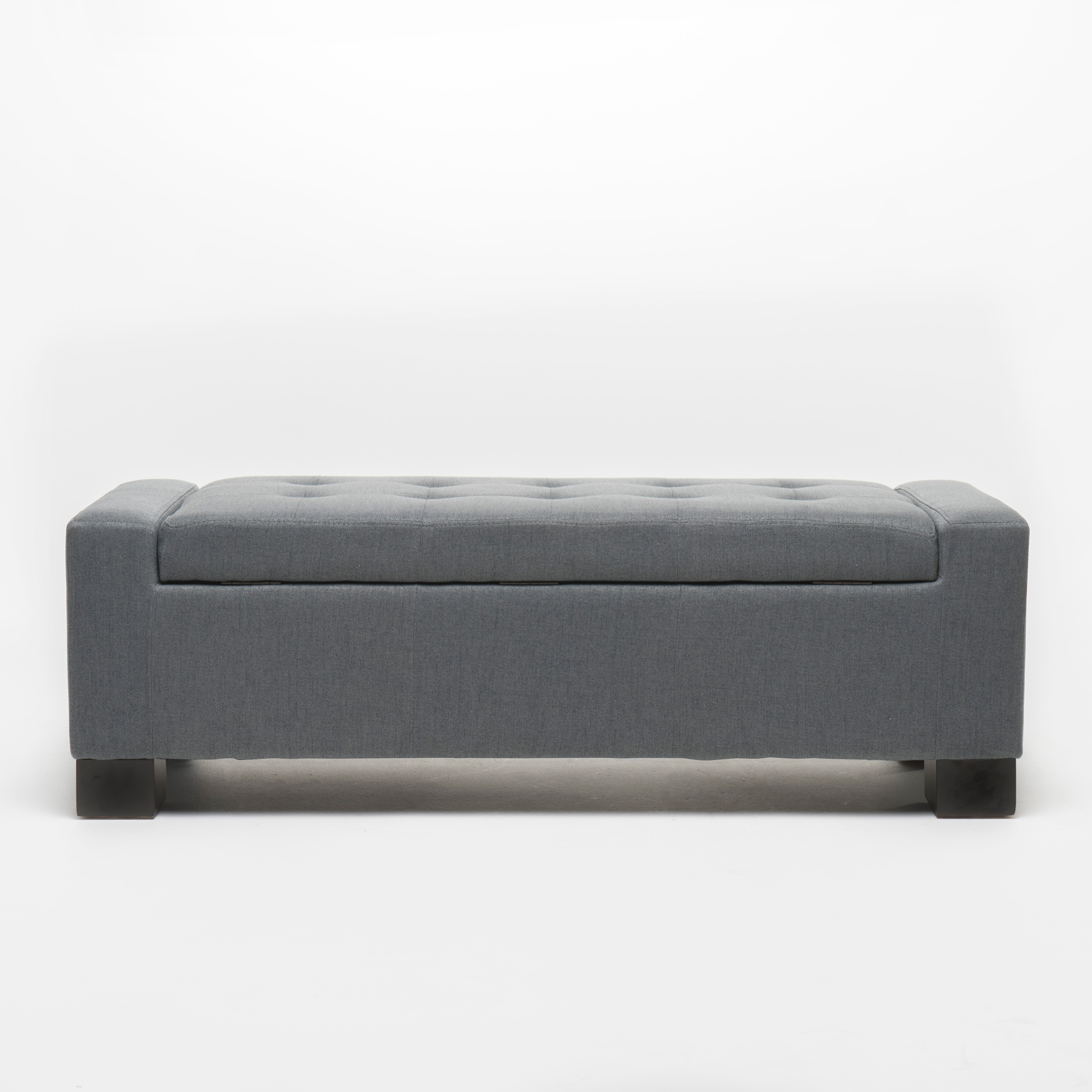Polyester Storage Ottoman Bench, picture 2 of 4