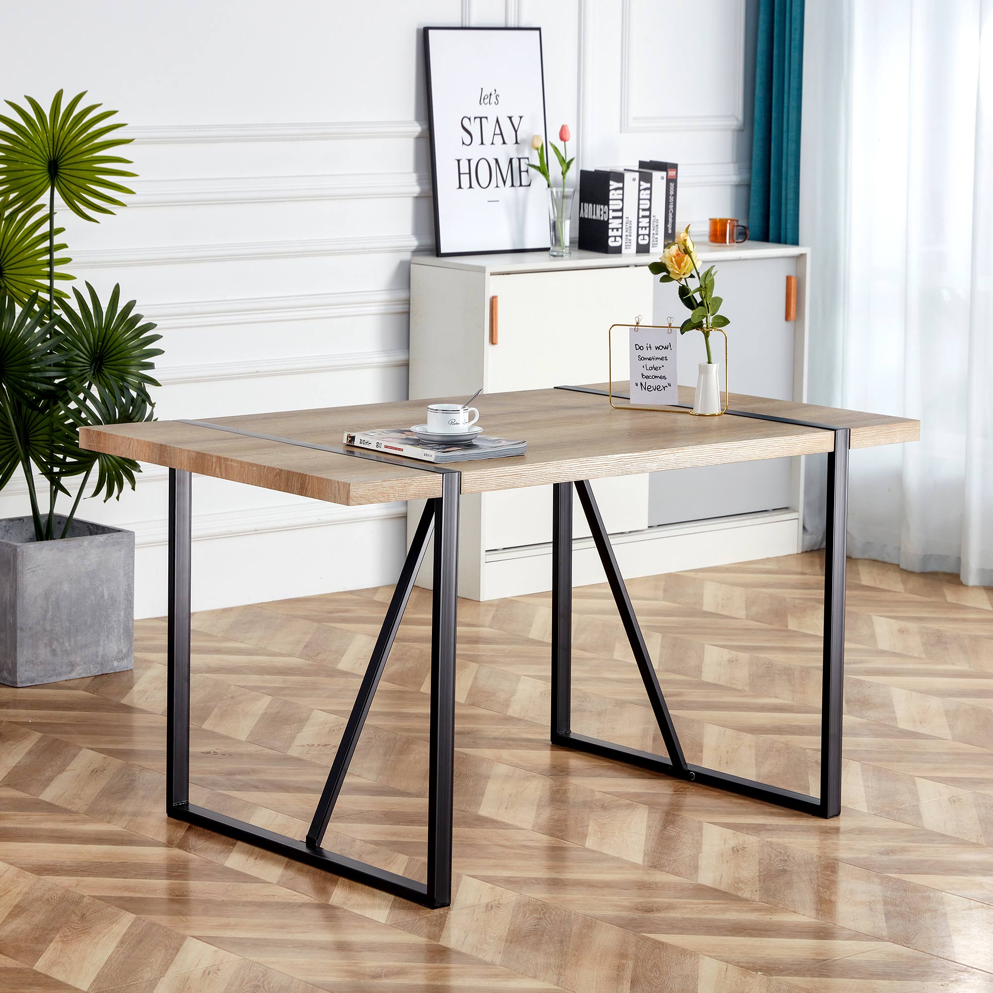 Rectangular Wood Dining Table, picture 3 of 4