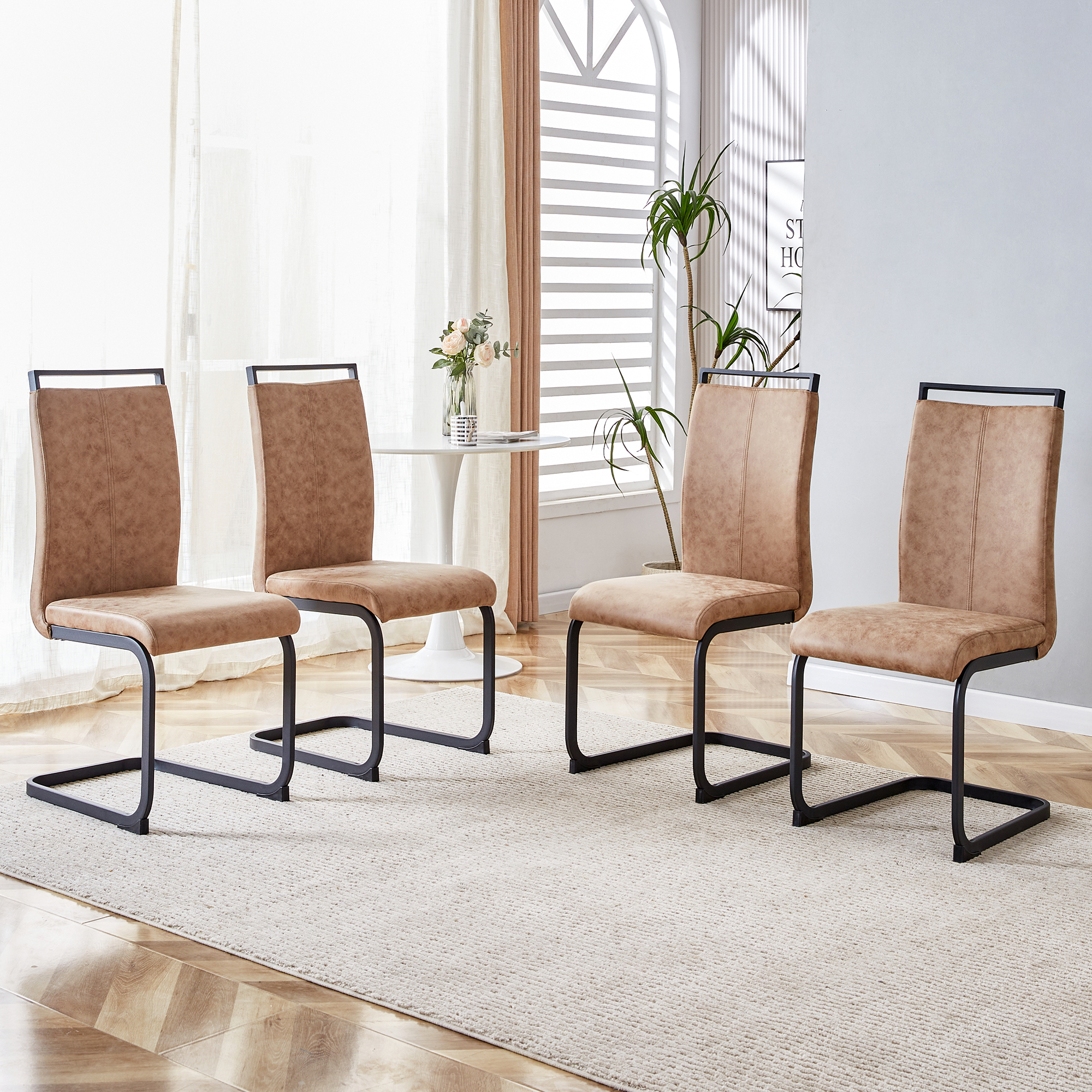 Upholstered High Back Dining Chairs