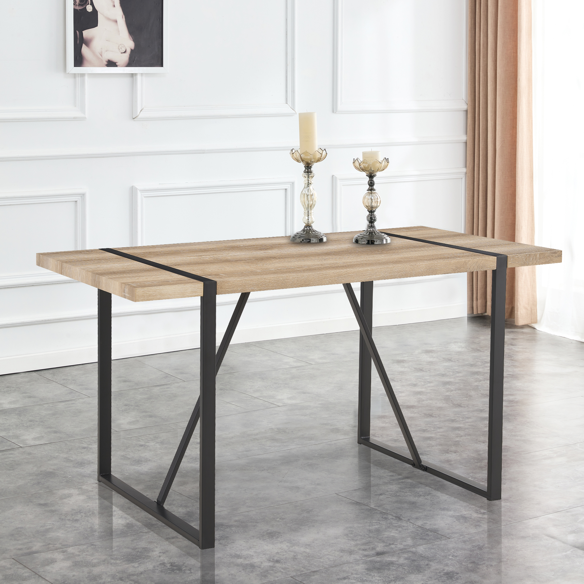 Rectangular Wood Dining Table