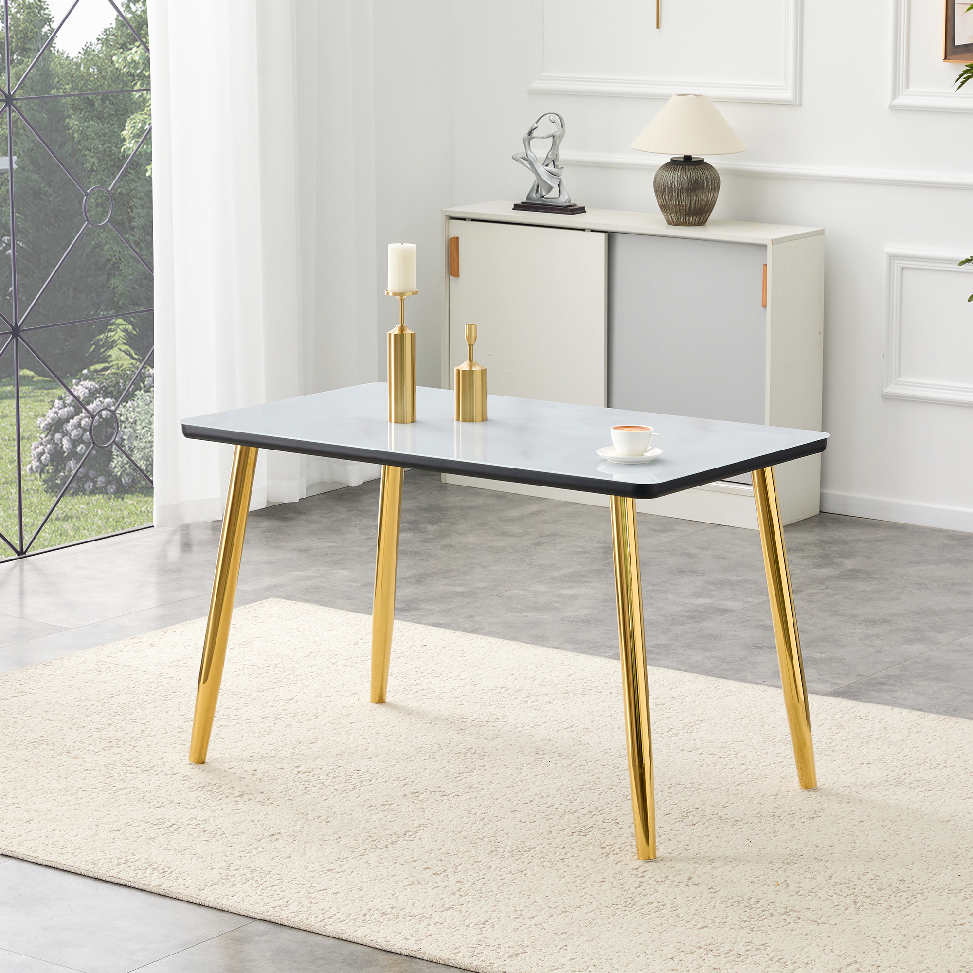 Rectangular Glass Dining Table