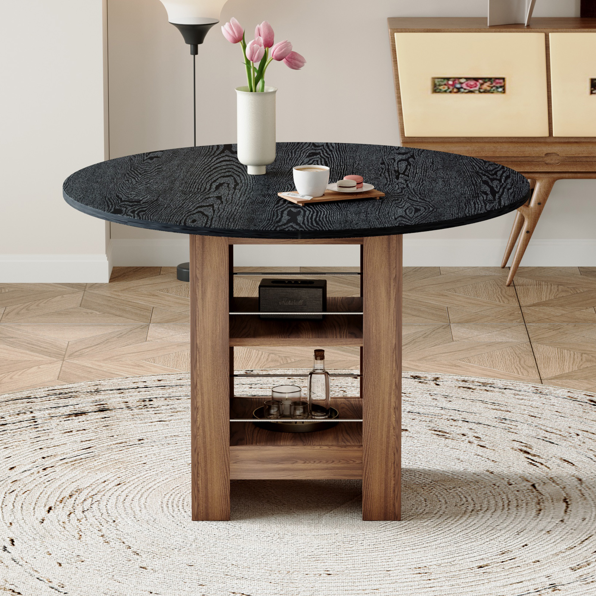 Round MDF Dining Table, picture 2 of 5