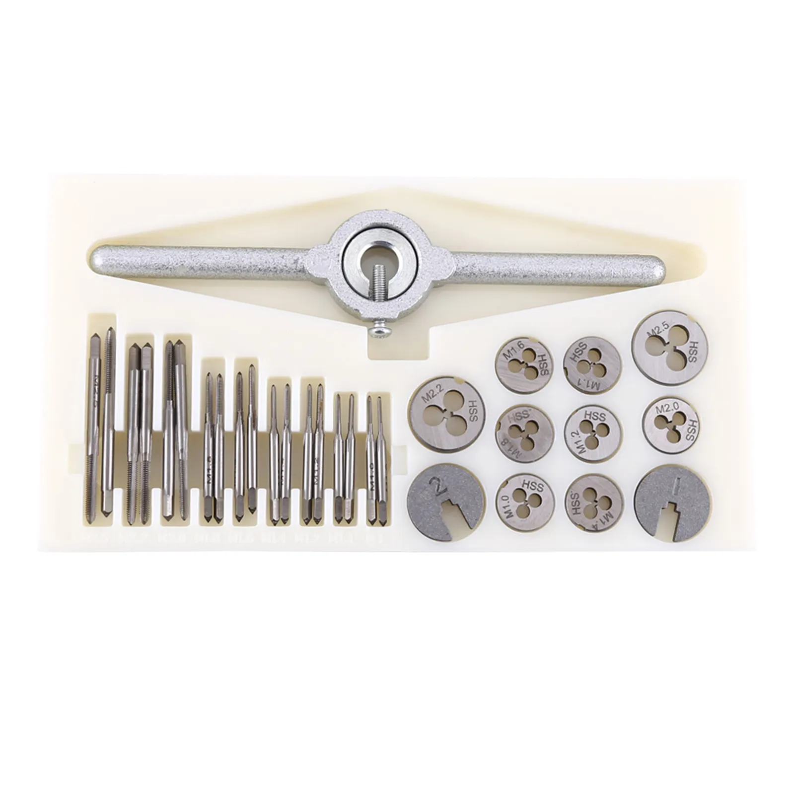 Set Taps Dies Spanner Screw Threading Tapping