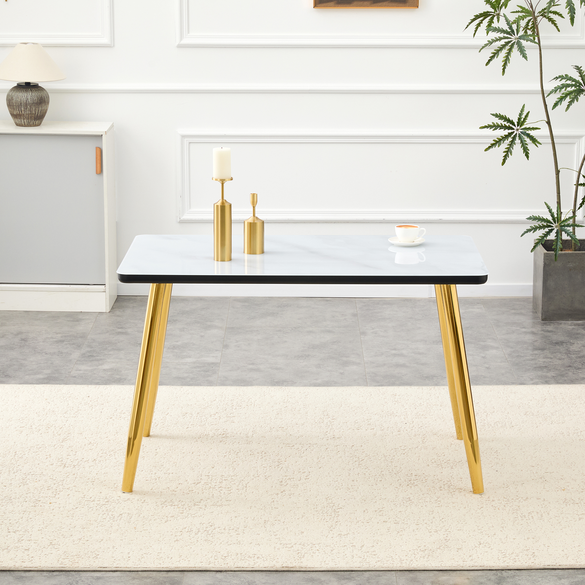 Rectangular Glass Dining Table, picture 3 of 4